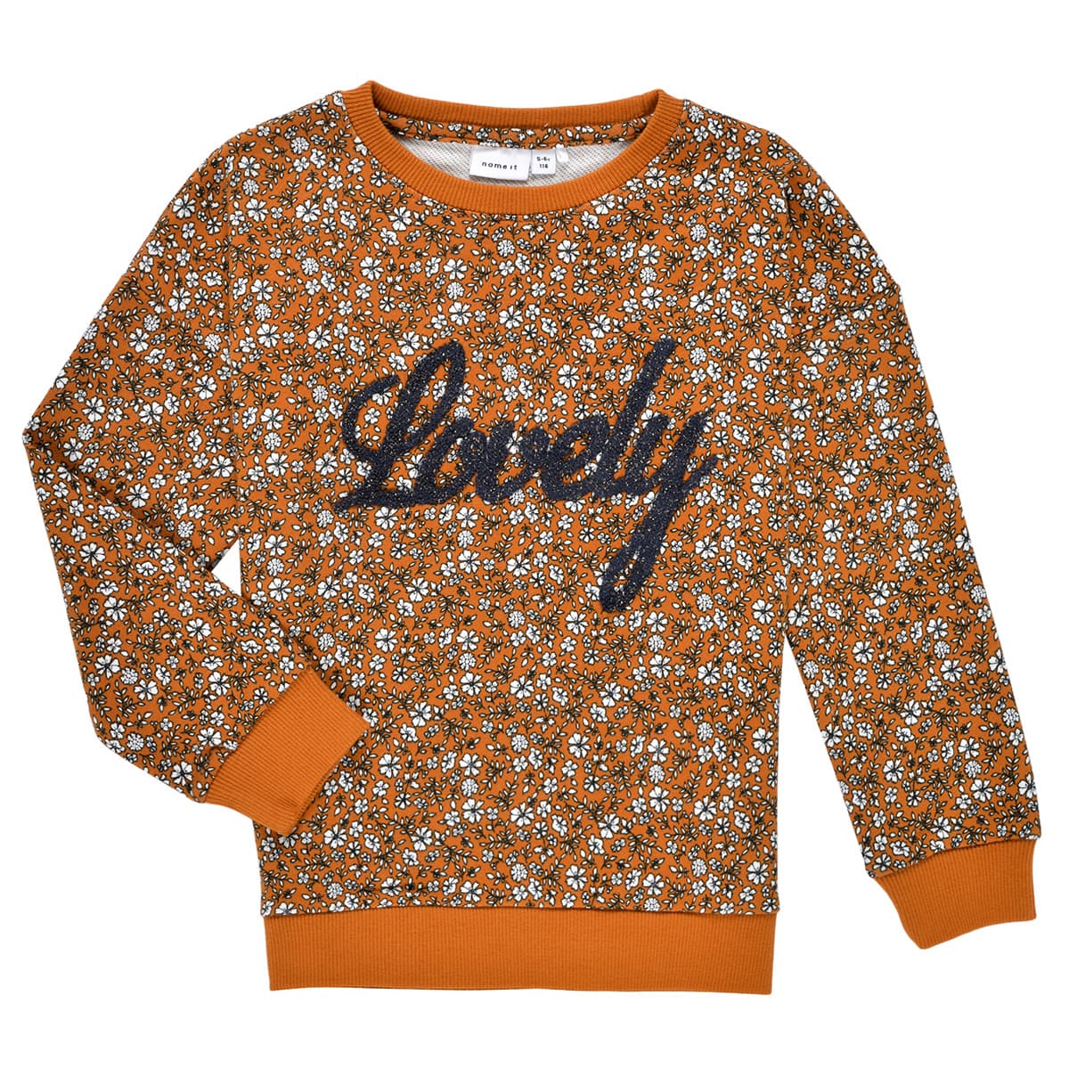 Name it NKFKAFRA LS SWEAT Oranžová