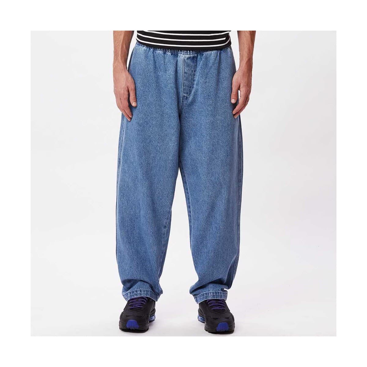 Obey Easy denim pant Modrá