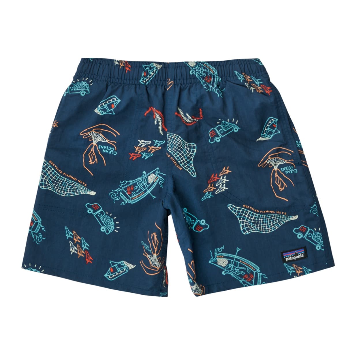 Patagonia BOYS BAGGIES SHORTS Modrá