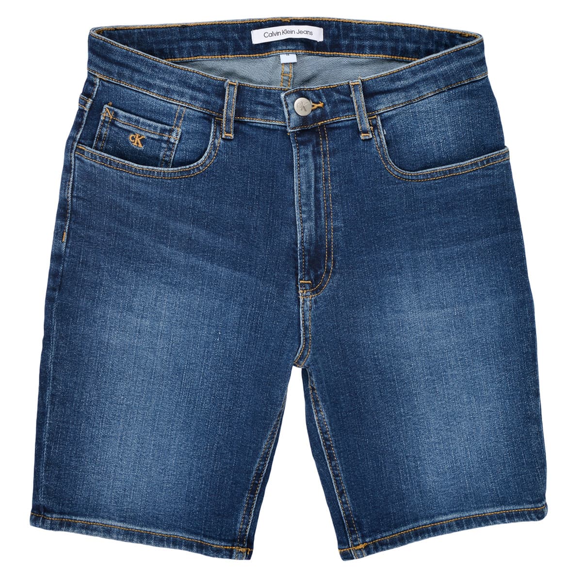 Calvin Klein Jeans REGULAR SHORT ESS BLUE Modrá