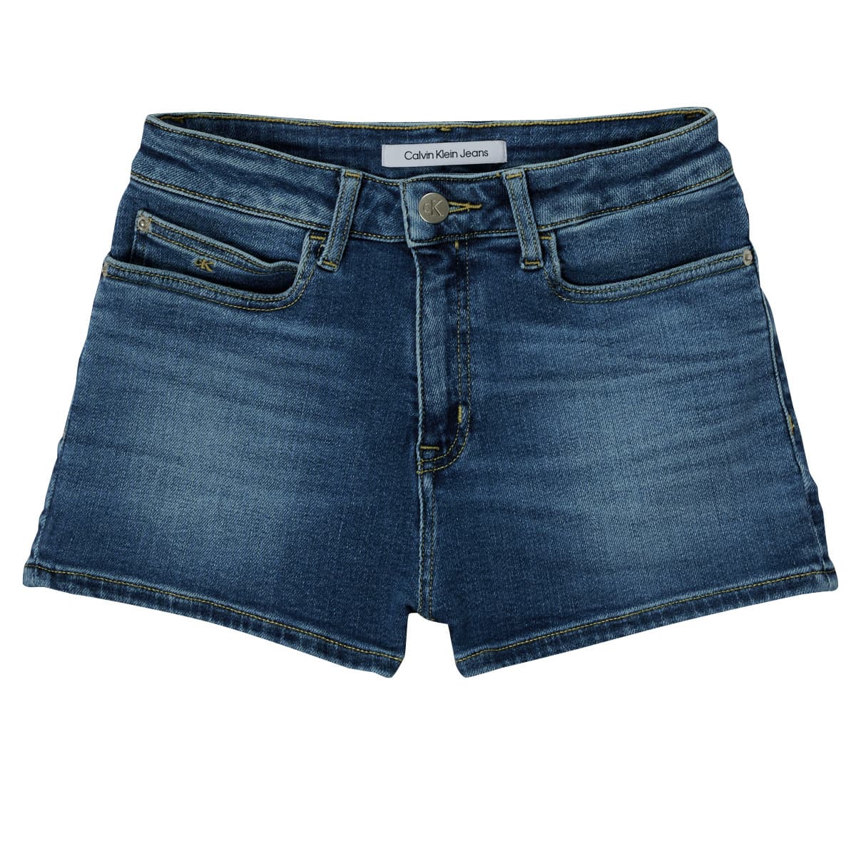 Calvin Klein Jeans RELAXED HR SHORT MID BLUE Modrá