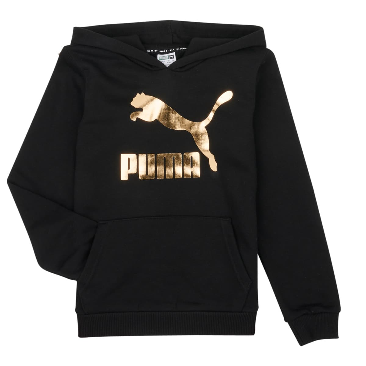 Puma CLASSICS LOGO HOODIE Černá