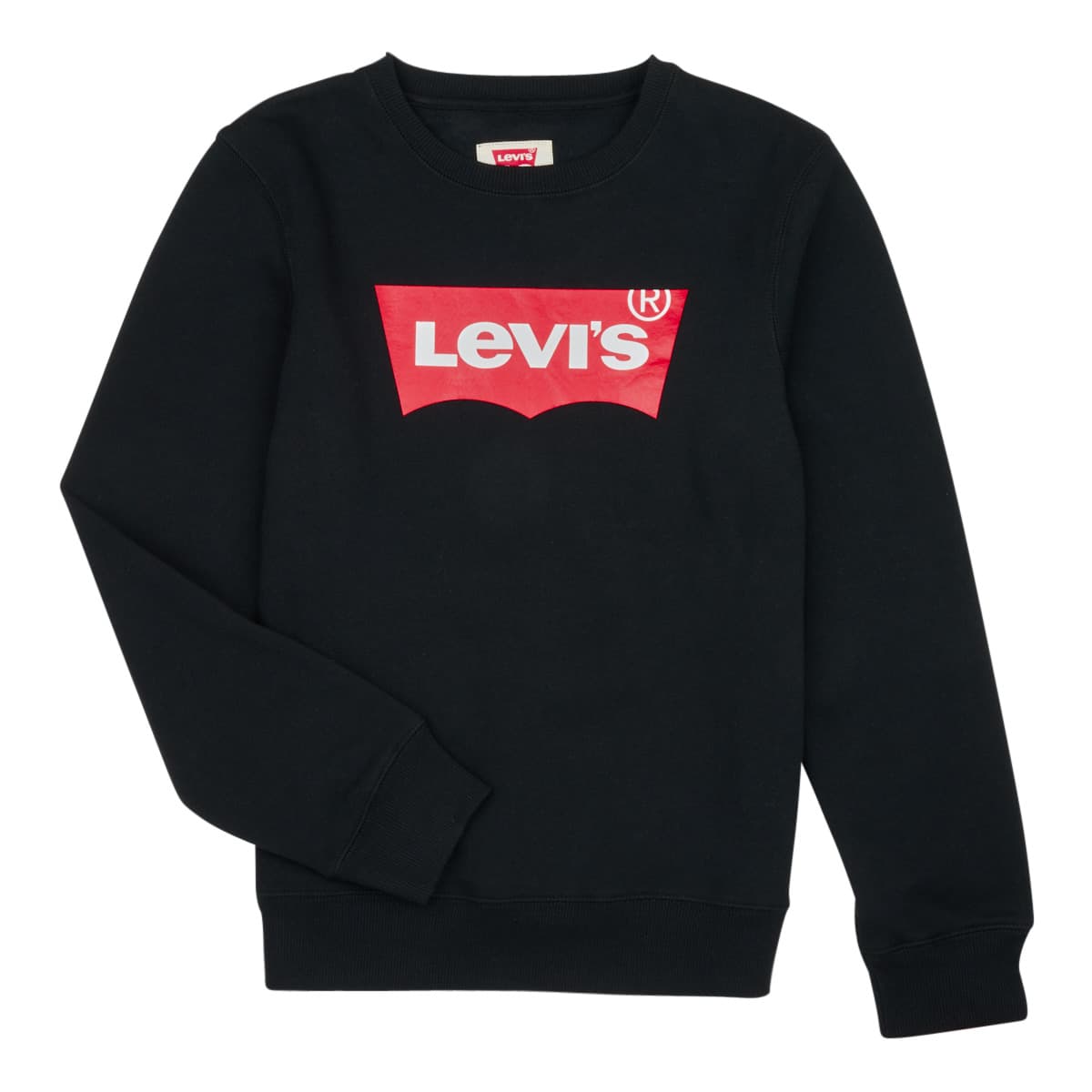 Levis BATWING CREWNECK Černá
