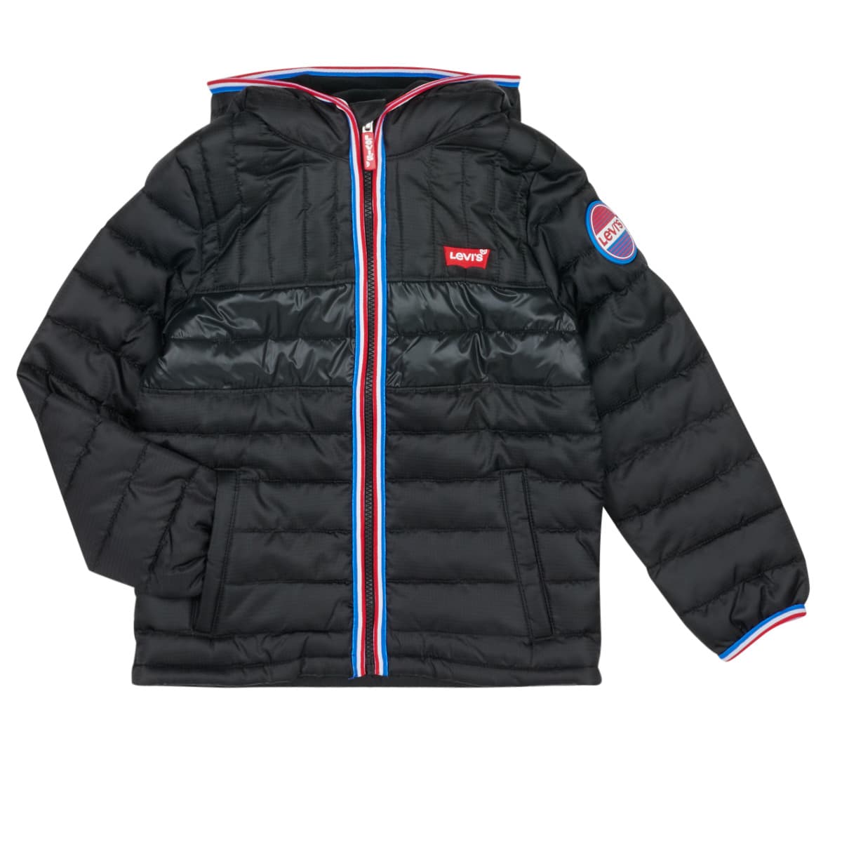 Levis COLORBLOCK PUFFER Černá