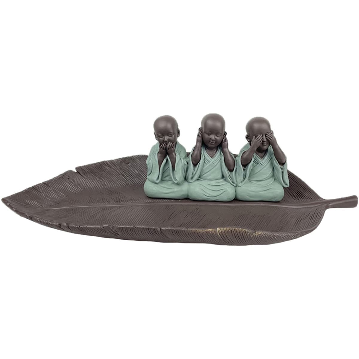 Signes Grimalt Postava Mnicha Nevidí-Hey-Mluví Zelená