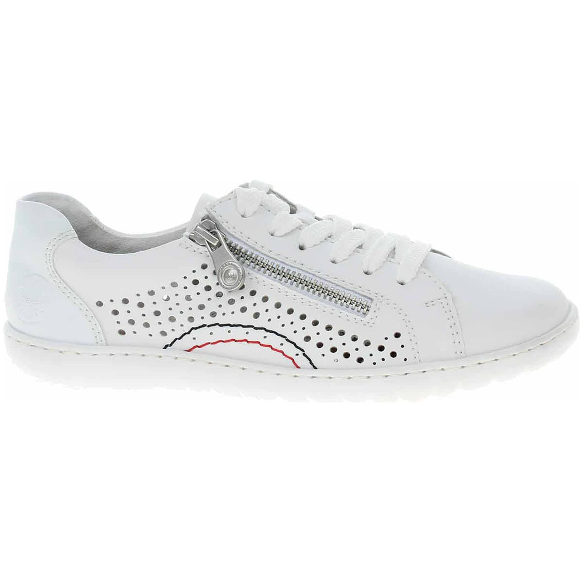 Rieker Dámská obuv 52824-80 weiss Bílá