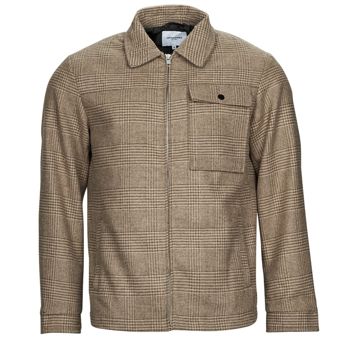 Jack & Jones JJJOHNSON WOOL JACKET Béžová