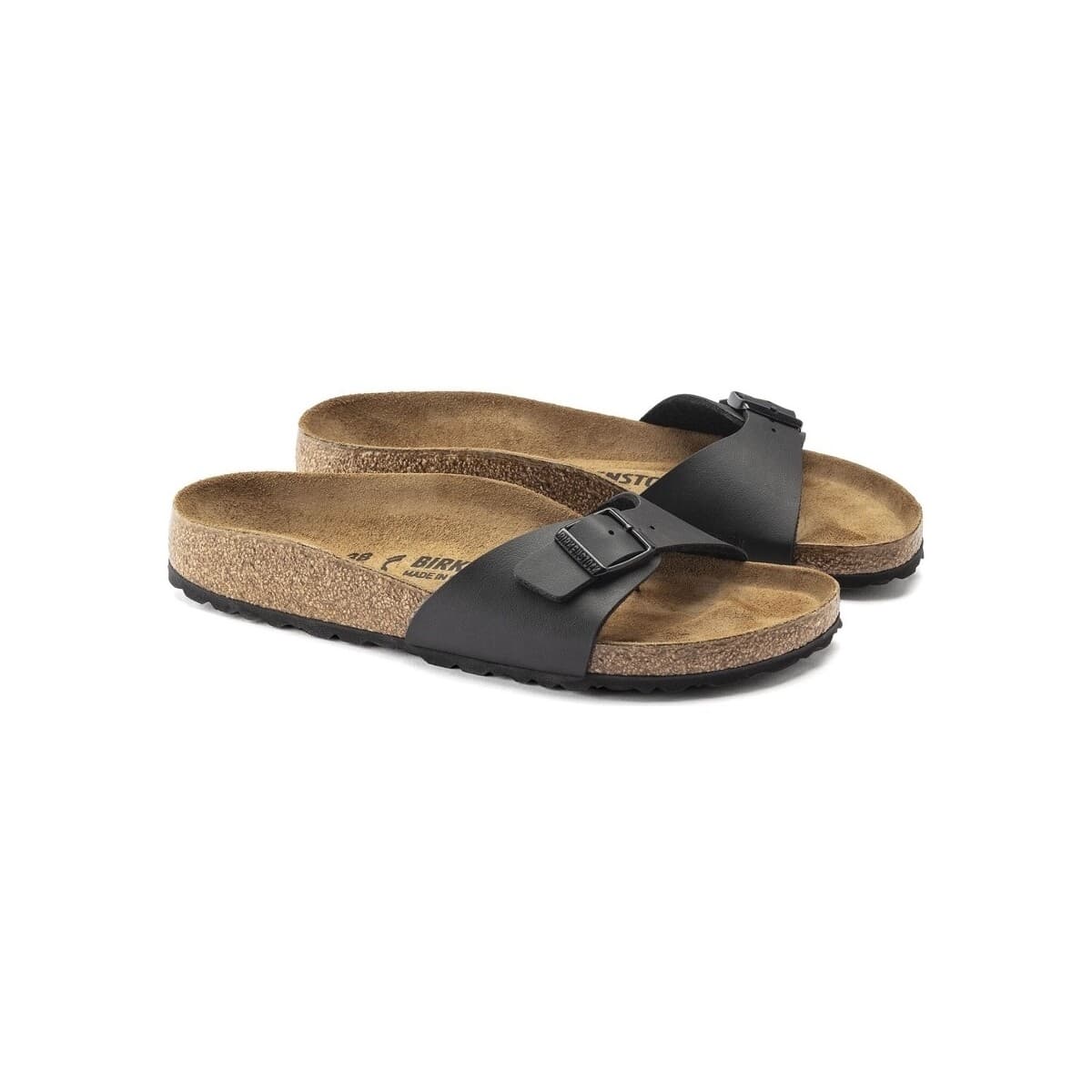 BIRKENSTOCK Madrid Birko-Flor Narrow - Black Černá