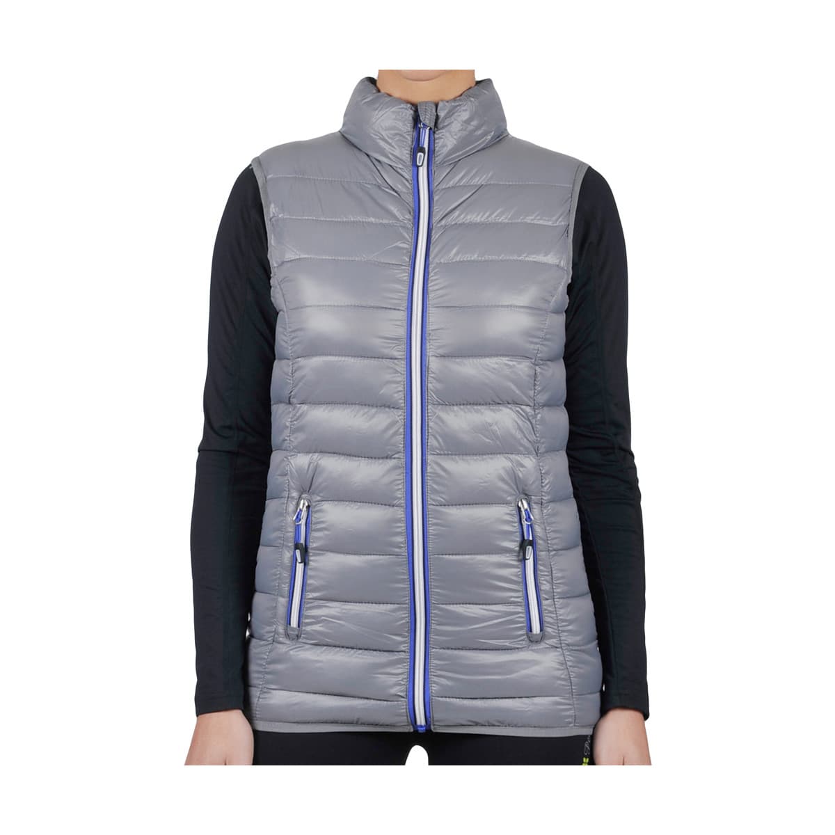 Peak Mountain Doudoune fine sans manches femme ACOTA Šedá