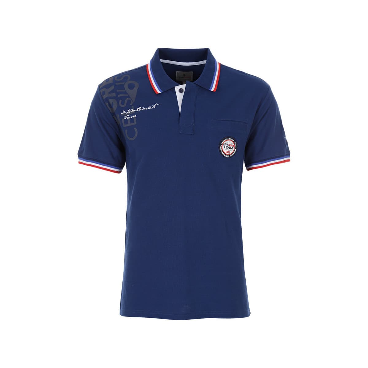 Degré Celsius Polo manches longues garçon ECALOR Tmavě modrá