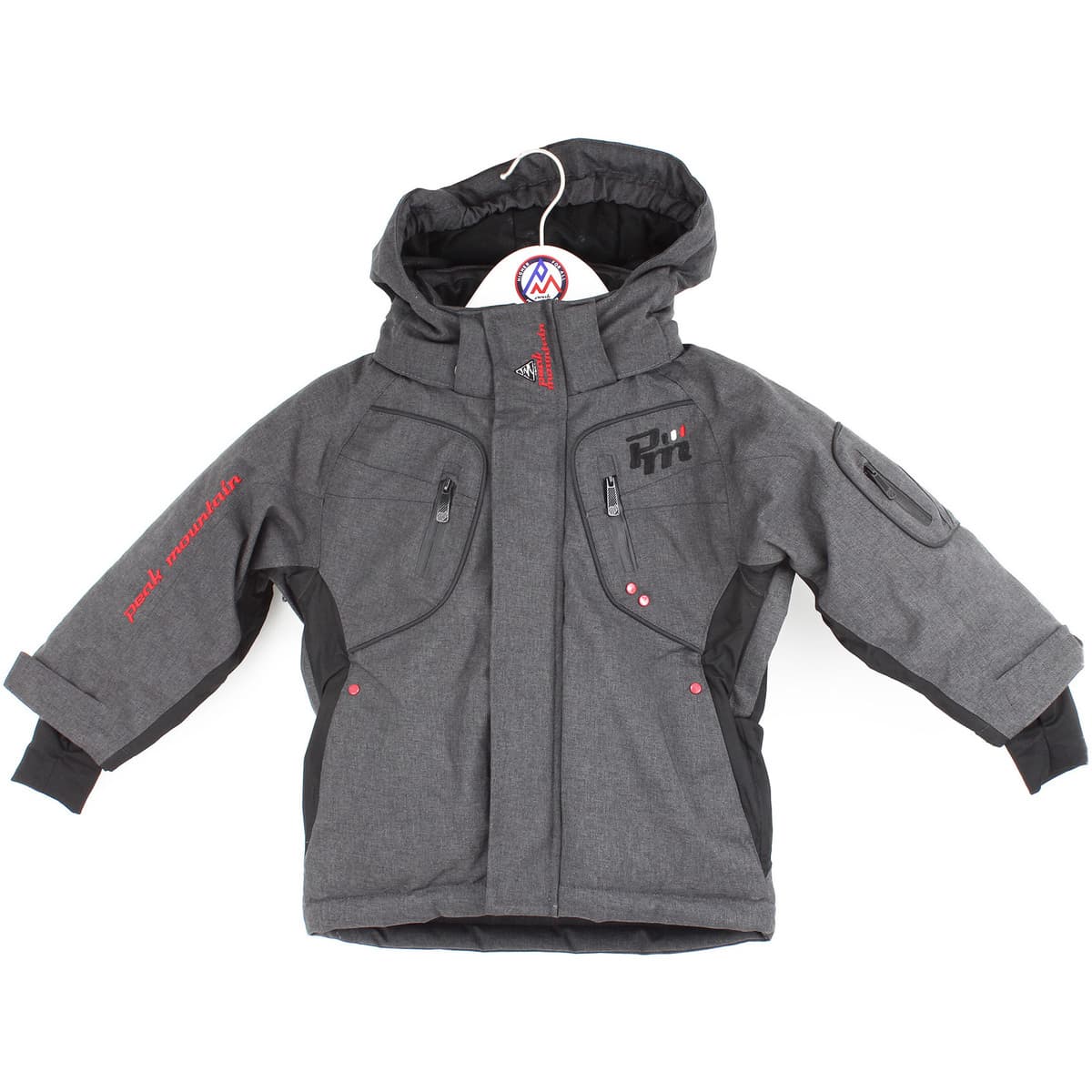 Peak Mountain Blouson de ski garçon ECAMATE Černá