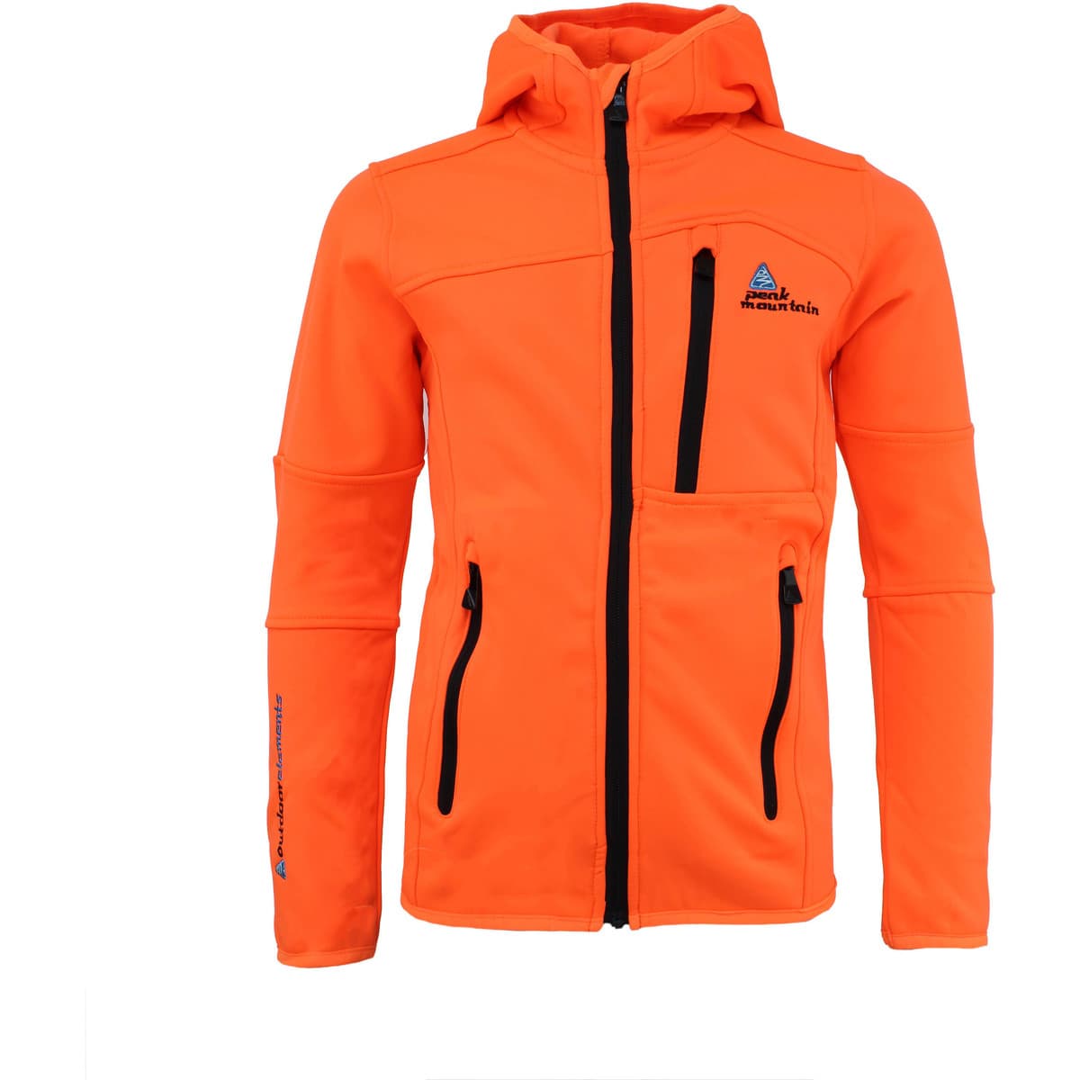 Peak Mountain Blouson polarshell garçon ECAMPUS Oranžová
