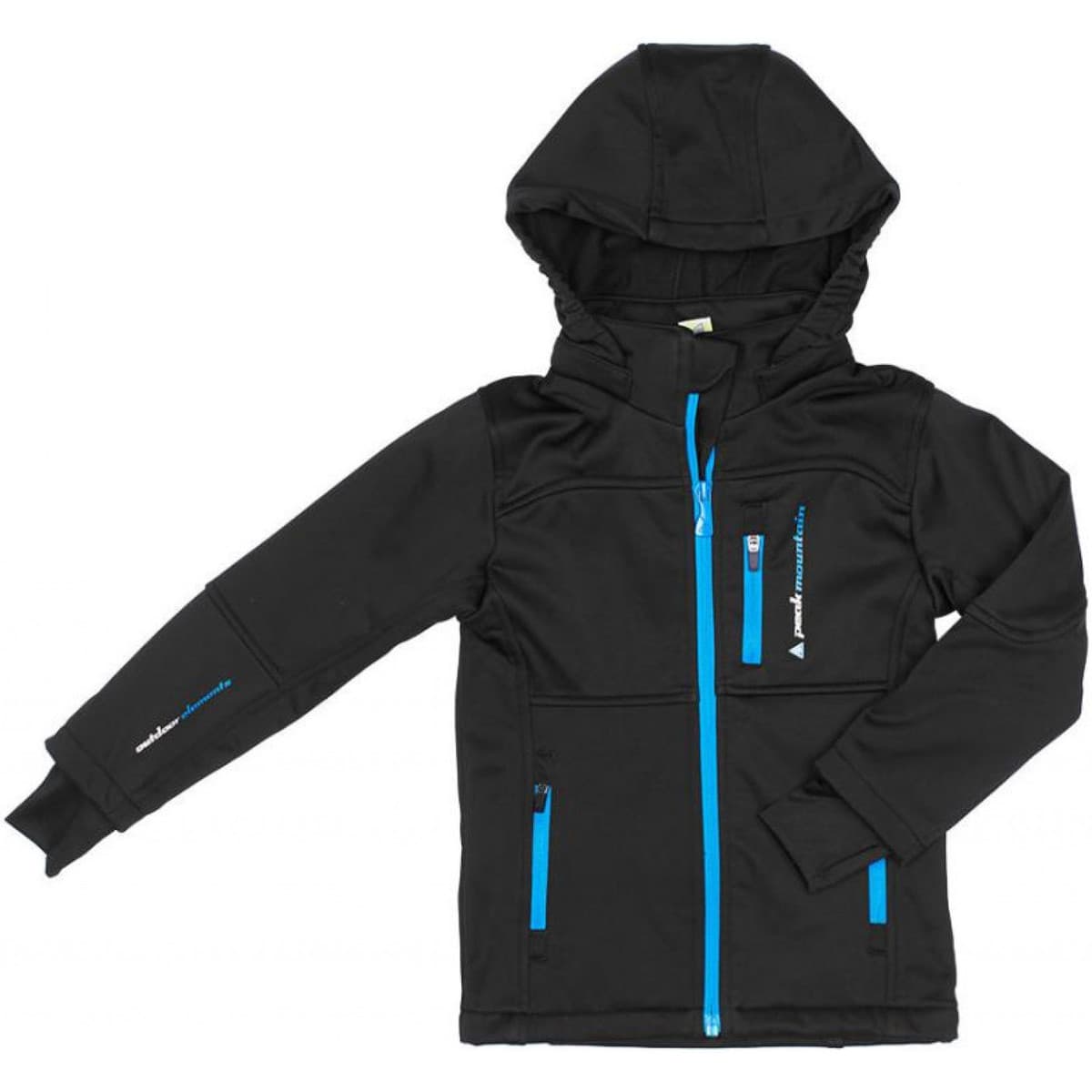 Peak Mountain Blouson softshell garçon ECANNE Černá