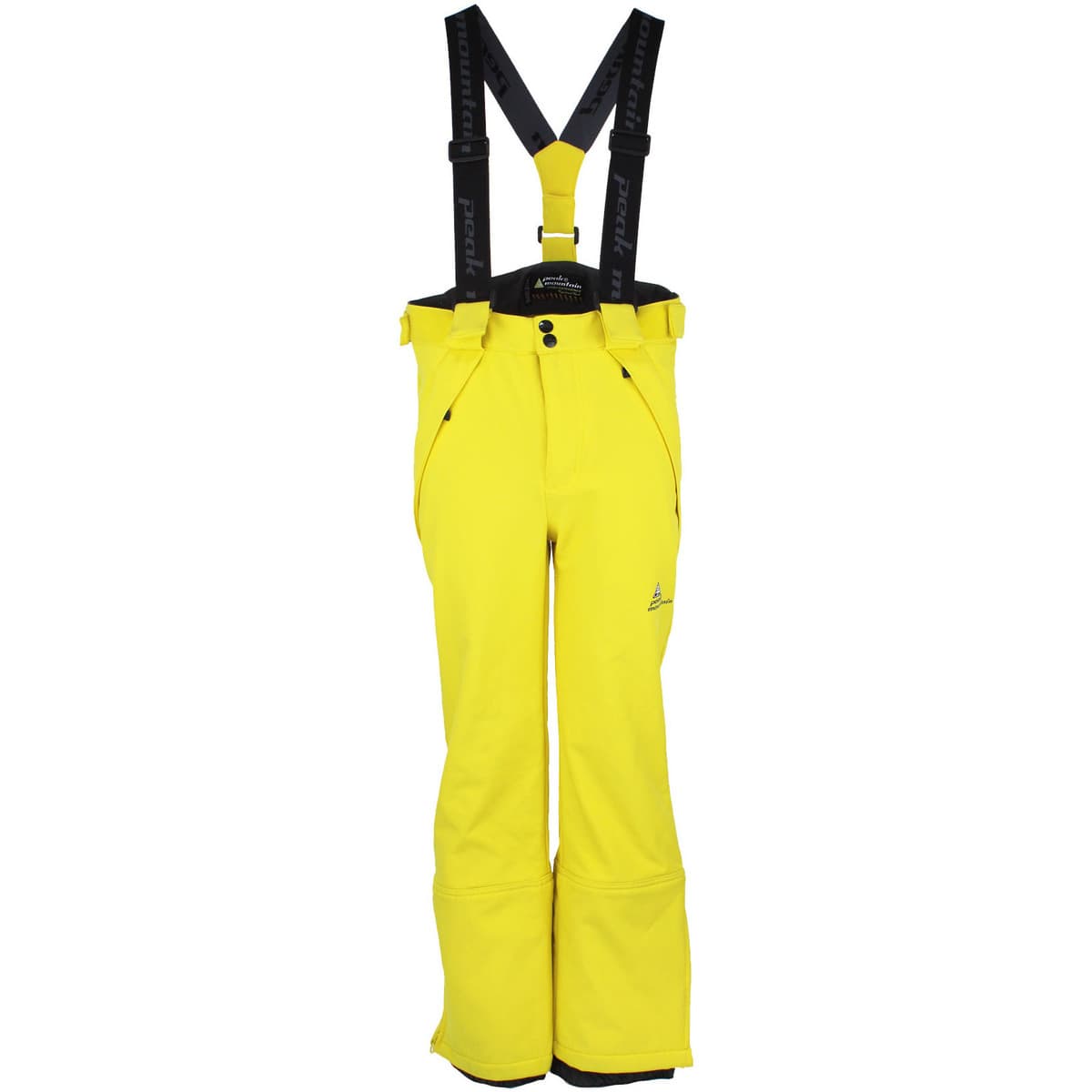 Peak Mountain Pantalon de ski softshell garçon ECASHELL Žlutá