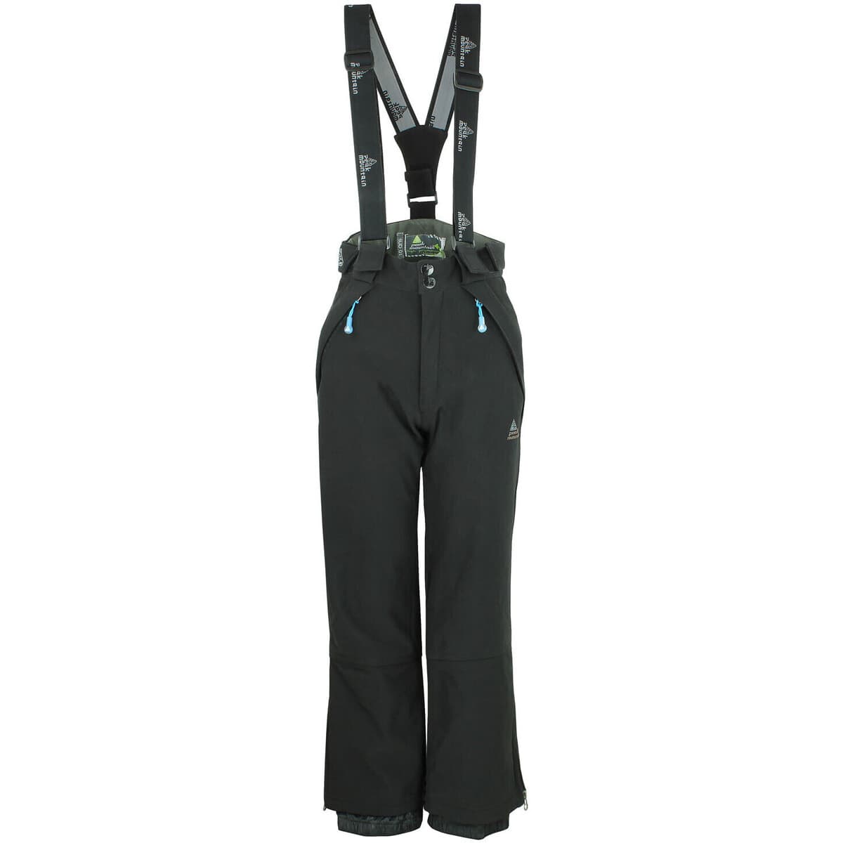 Peak Mountain Pantalon de ski softshell garçon ECASHELL Černá