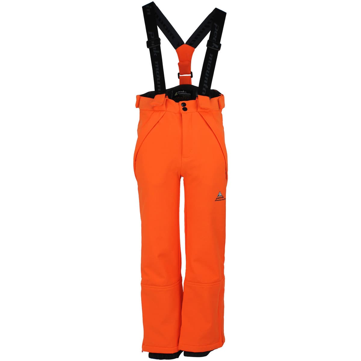 Peak Mountain Pantalon de ski softshell garçon ECASHELL Oranžová