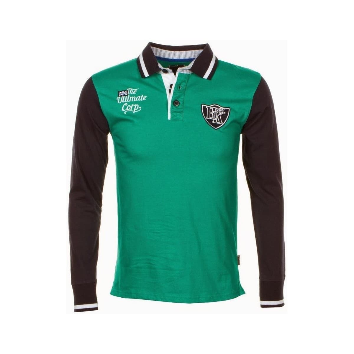 Harry Kayn Polo manches longues garçon ECREOR Zelená