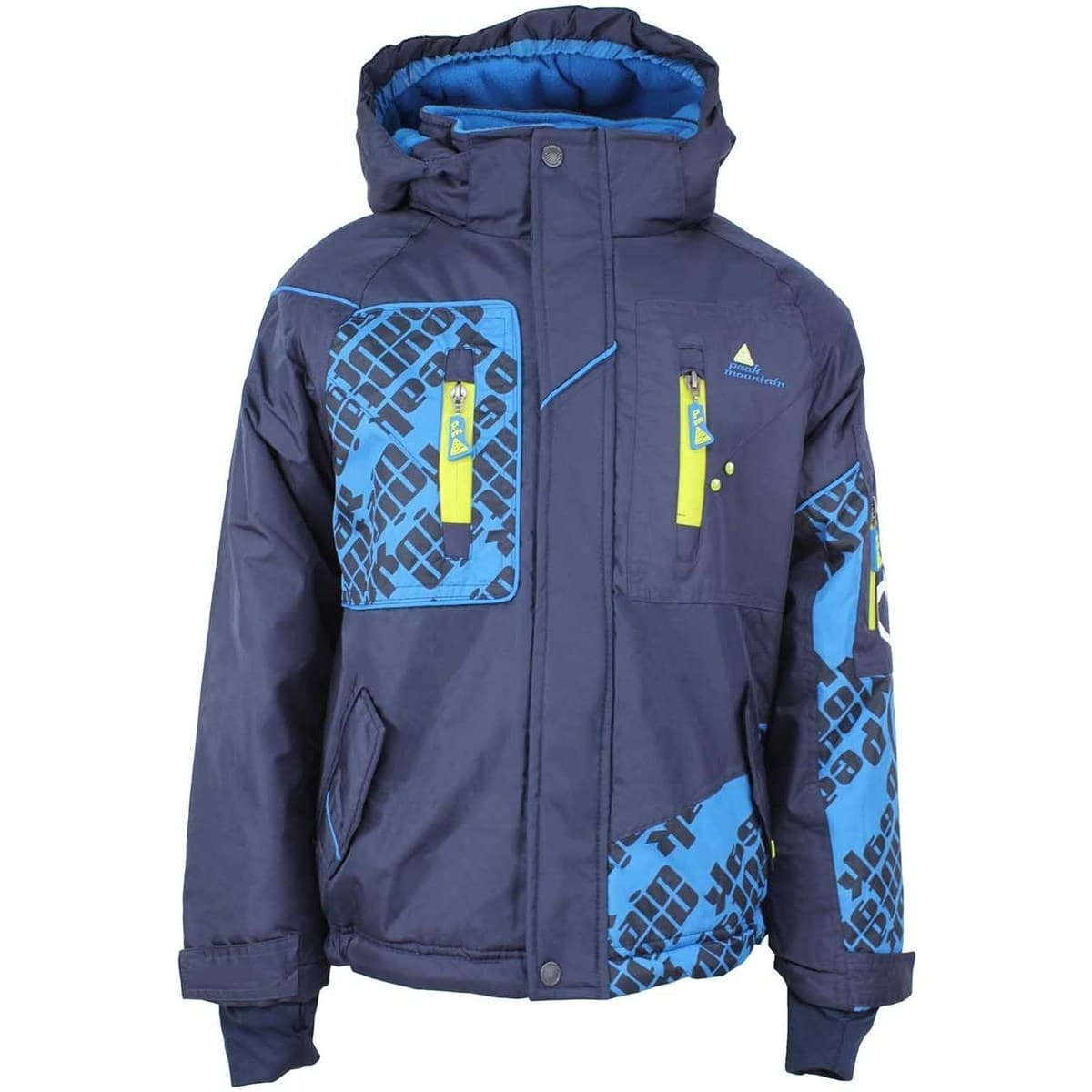 Peak Mountain Ensemble de ski garçon ESLALOB Tmavě modrá