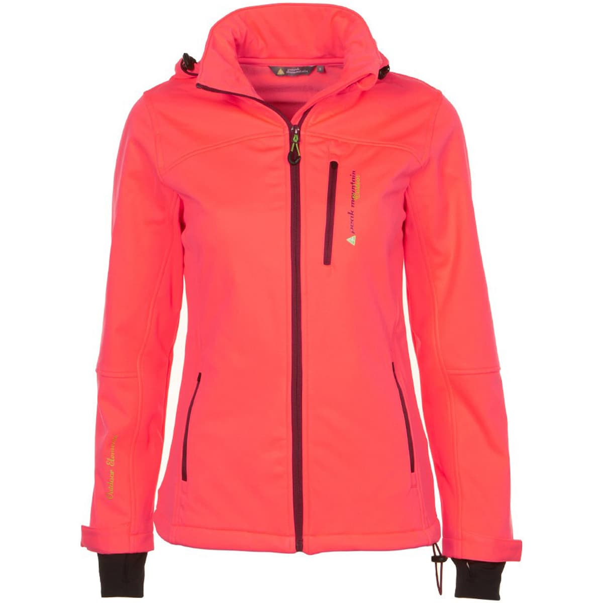 Peak Mountain Blouson softshell fille FANNE Oranžová