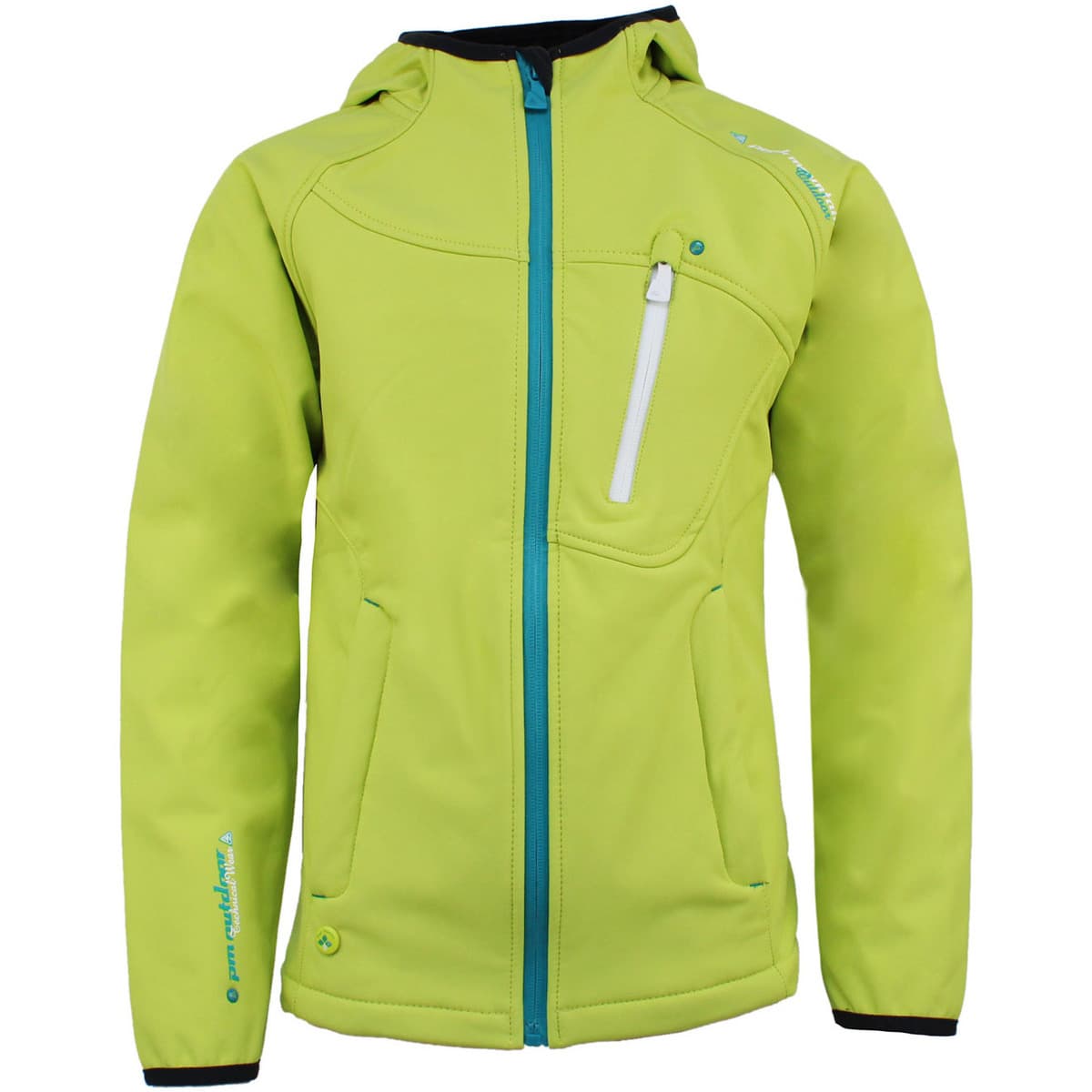 Peak Mountain Blouson softshell fille FANSO Zelená