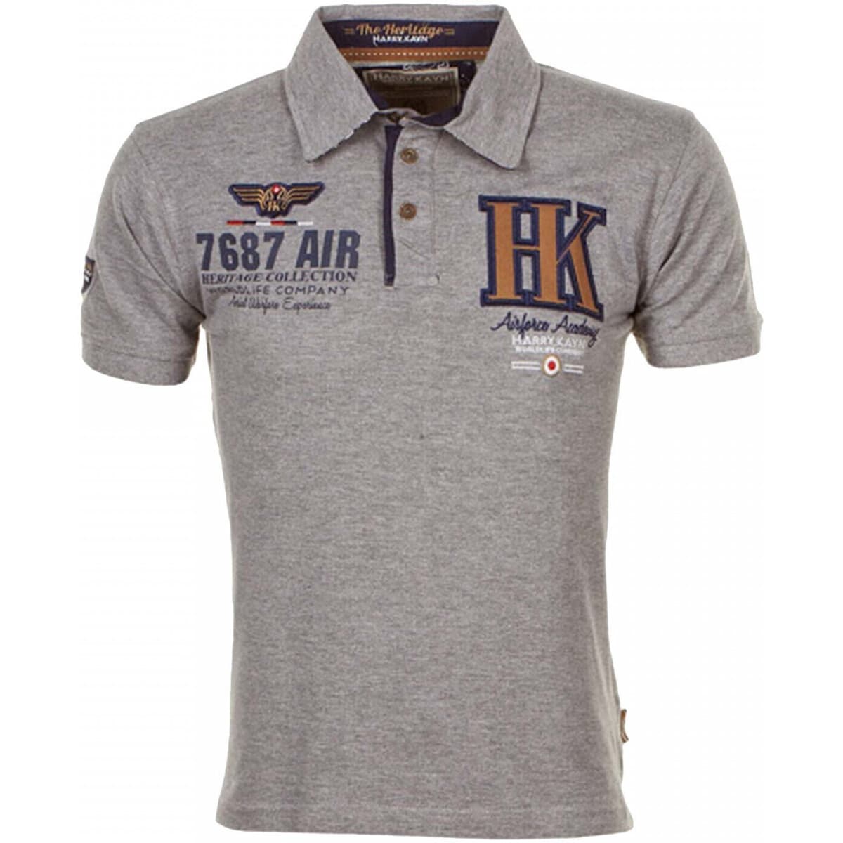 Harry Kayn Polo manches longues garçon ECAYN Šedá