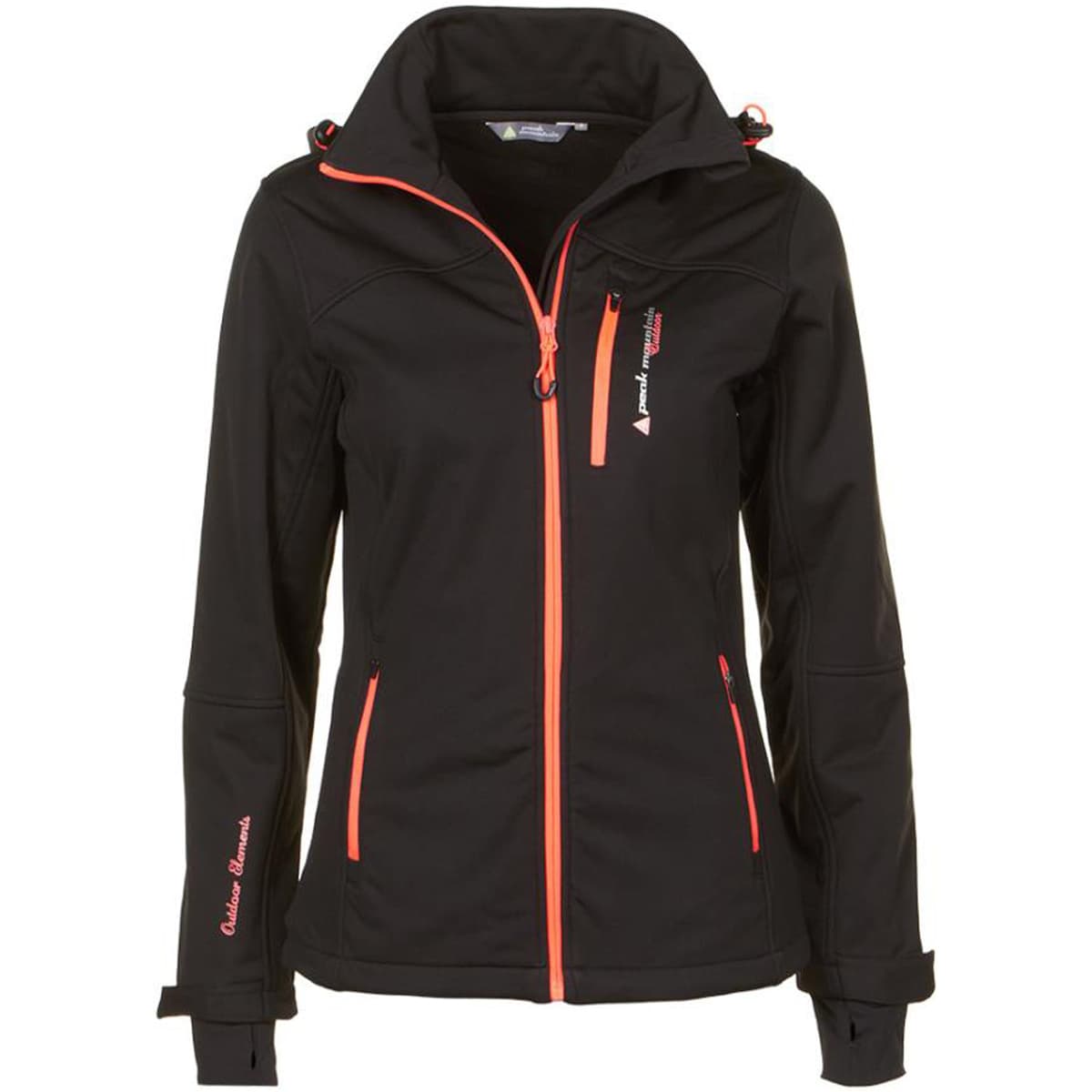 Peak Mountain Blouson softshell fille GANNE Černá