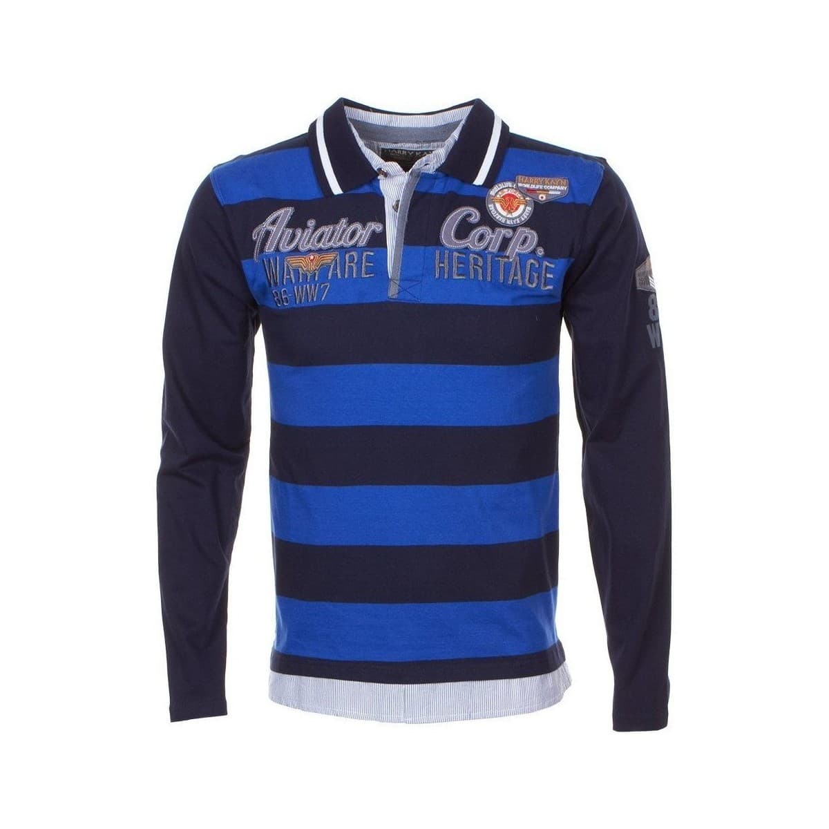 Harry Kayn Polo manches longues garçon ECHAGOR Tmavě modrá