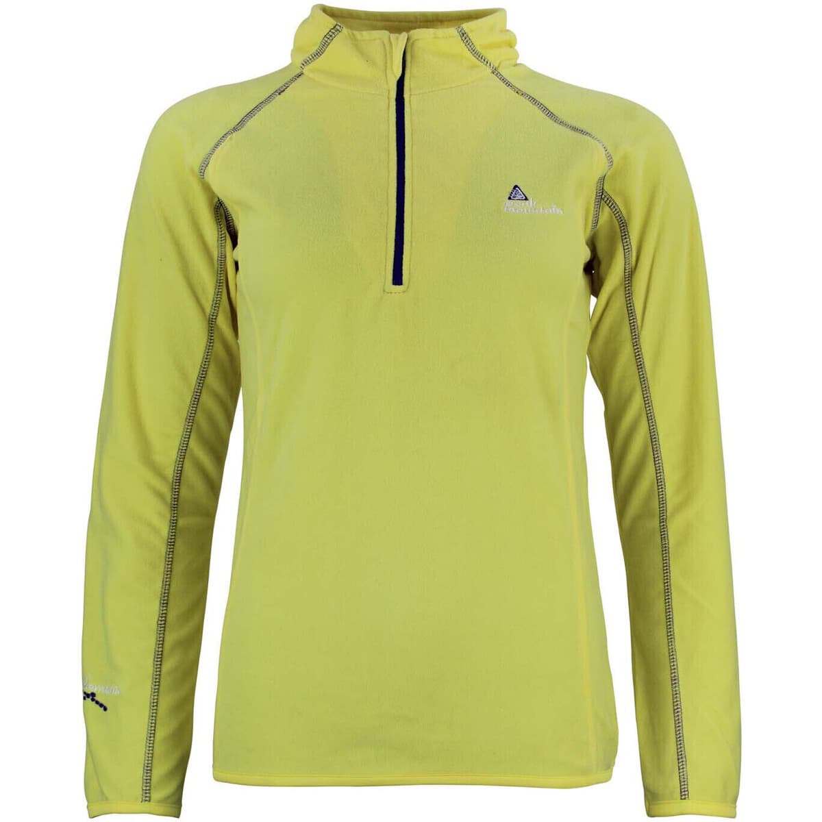Peak Mountain Sweat polaire 1/2 zip femme AFINE Žlutá