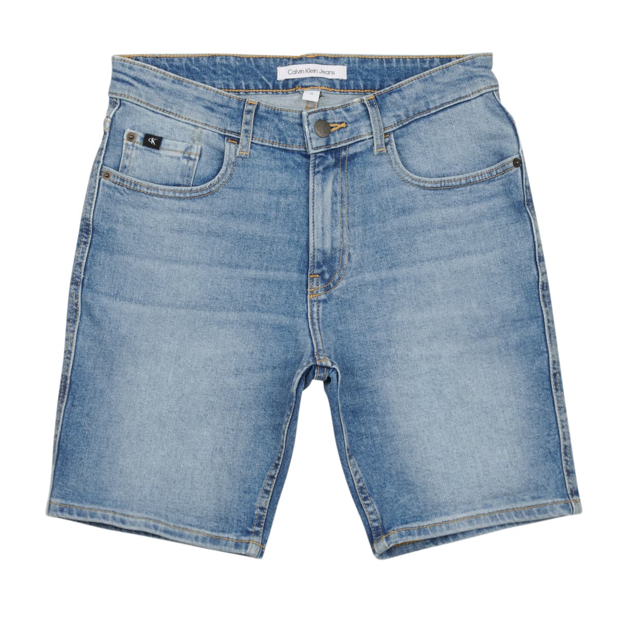 Calvin Klein Jeans REG SHORT MID BLUE Modrá