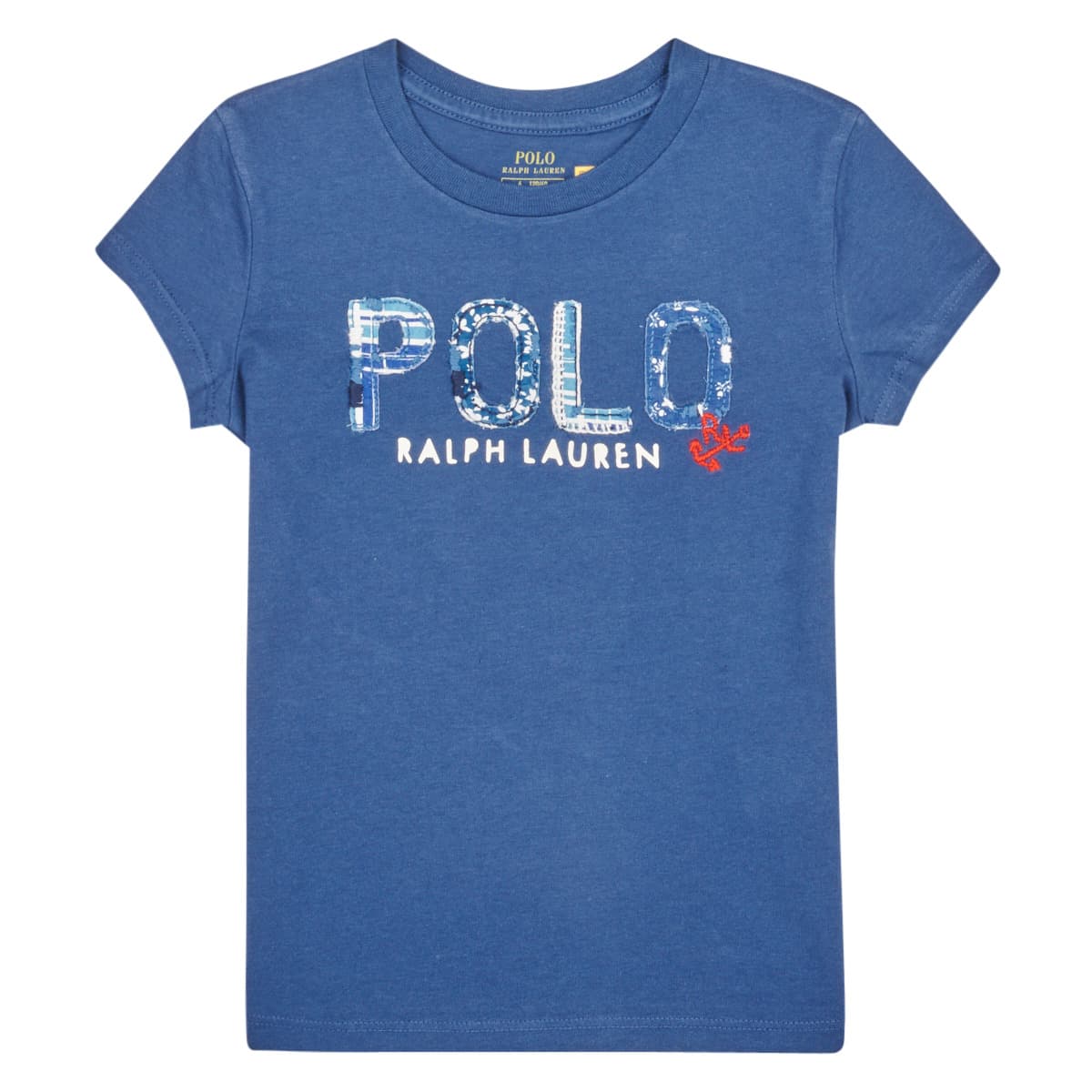 Polo Ralph Lauren SS POLO TEE-KNIT SHIRTS-T-SHIRT Modrá