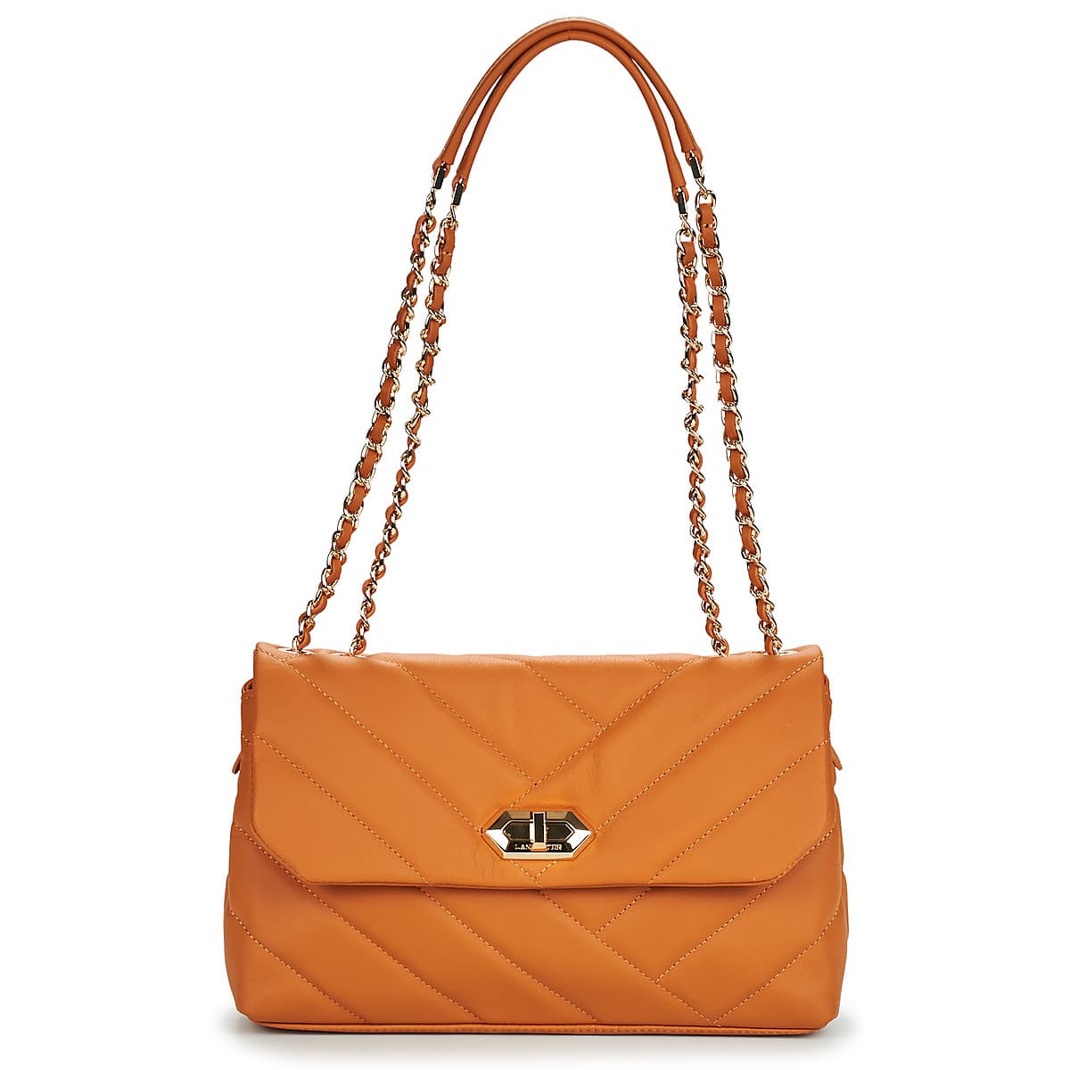 LANCASTER SOFT MATELASSE Hnědá