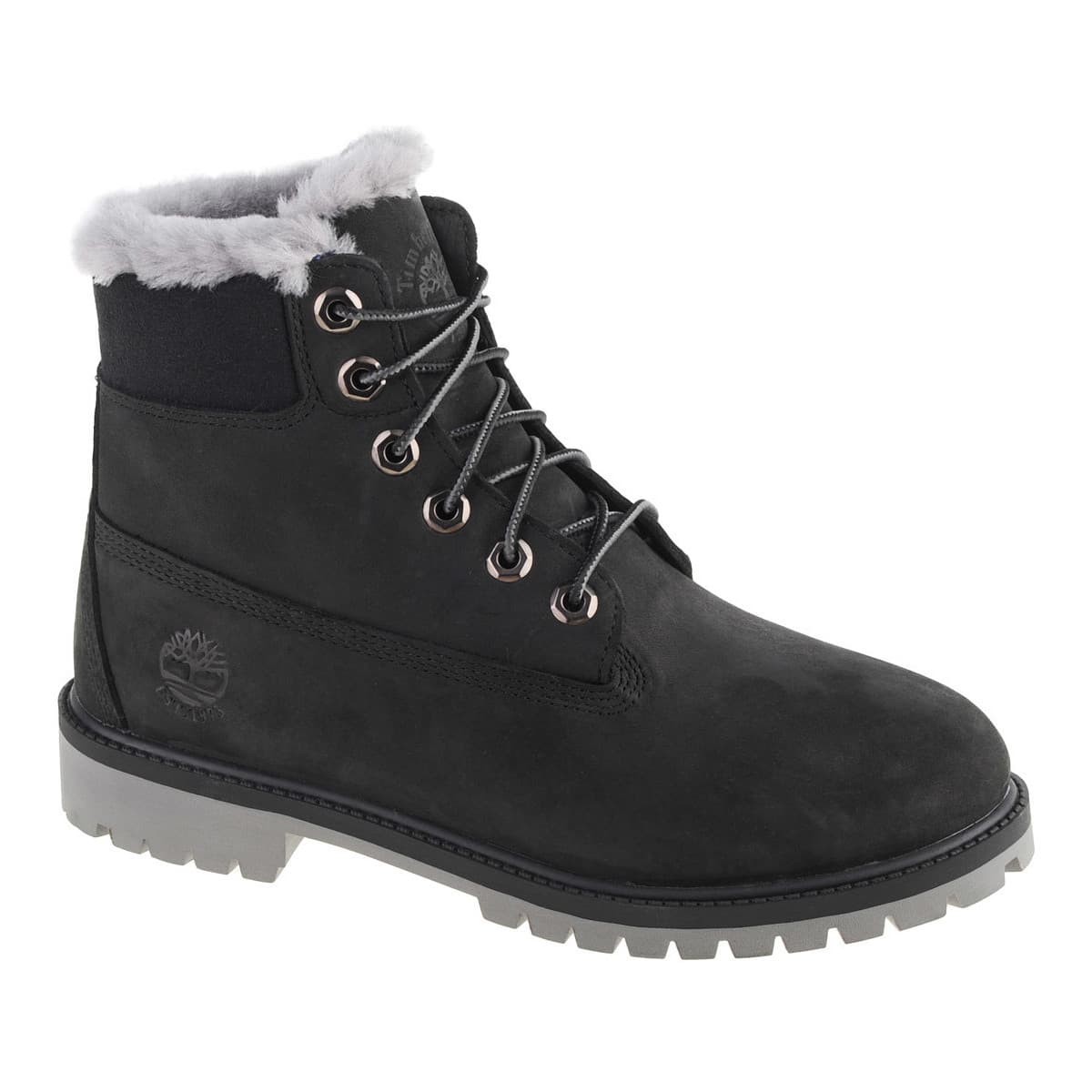 Timberland Premium 6 IN WP Shearling Boot Jr Černá
