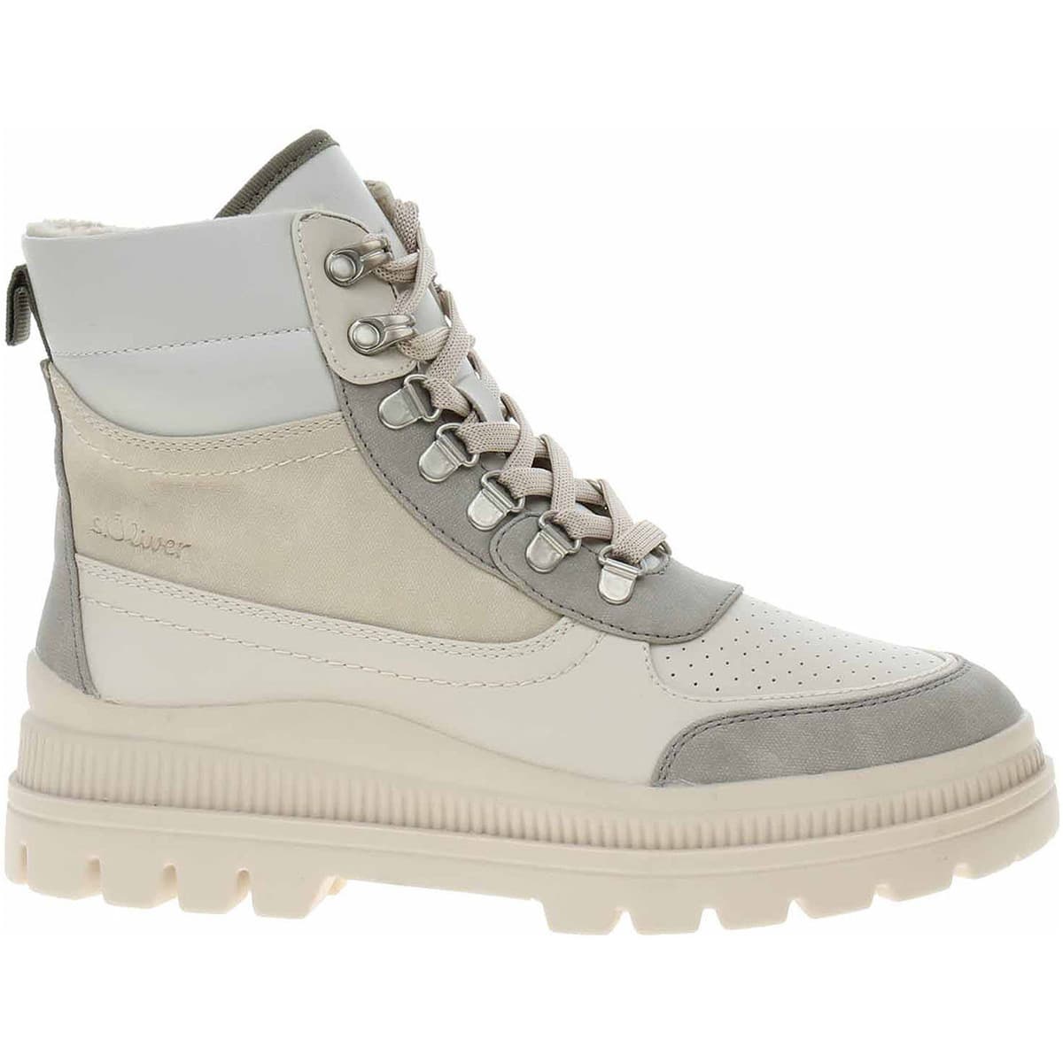 S.Oliver Dámská kotníková obuv 5-25258-29 beige comb Béžová