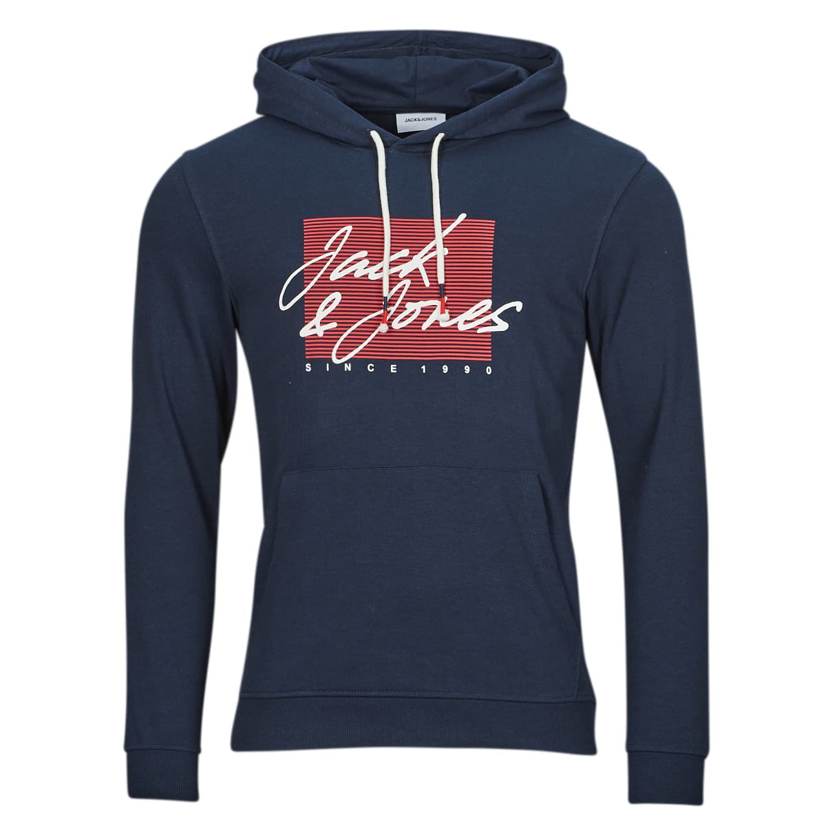 Jack & Jones JJZURI SWEAT HOOD Tmavě modrá