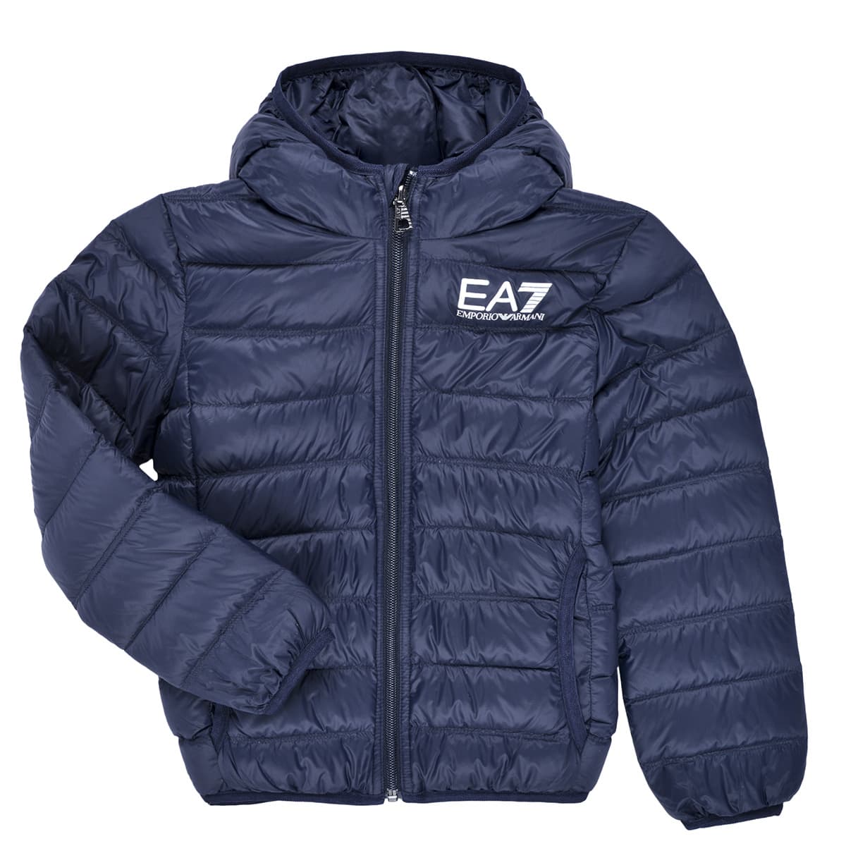 Emporio Armani EA7 CORE ID DOWN JACKET Tmavě modrá