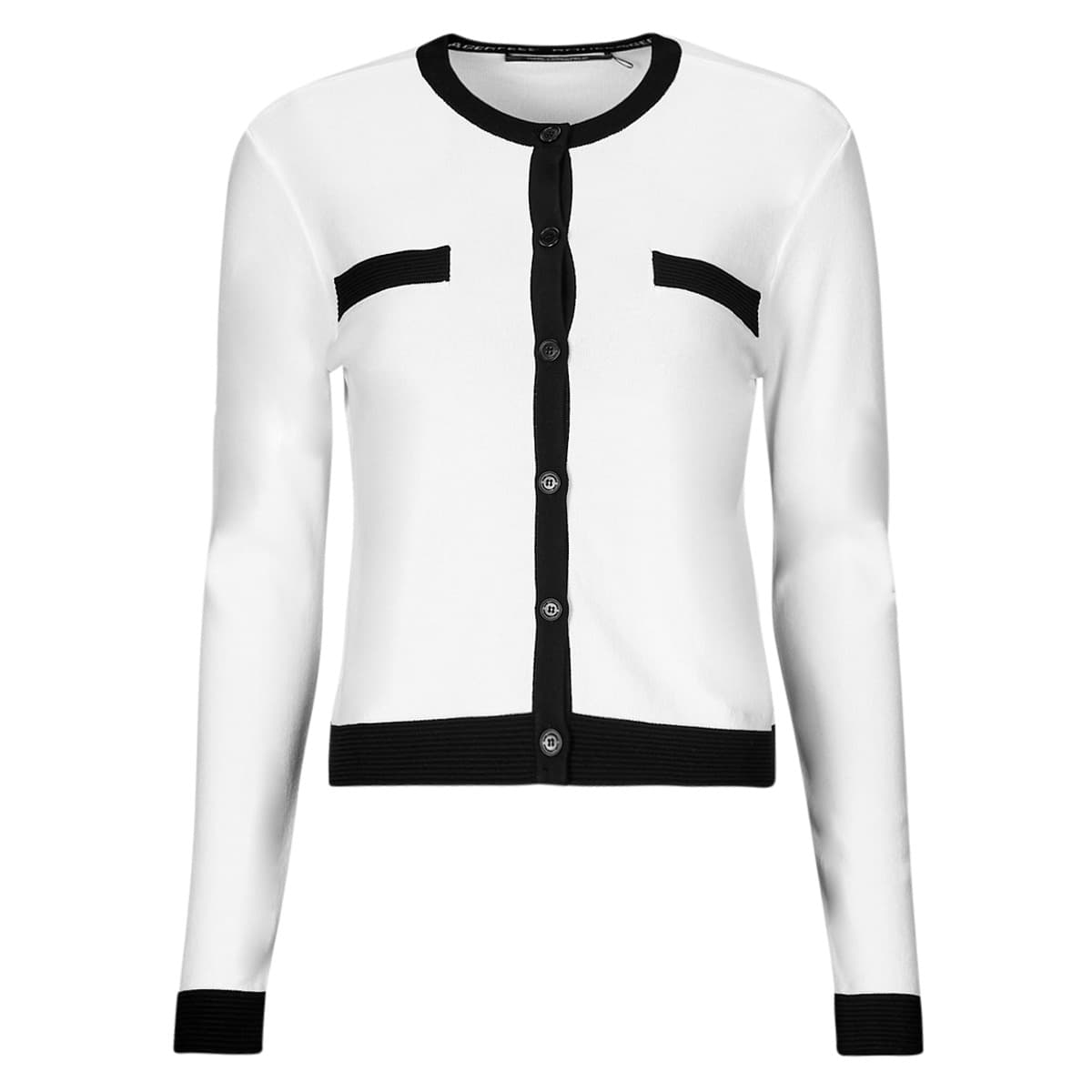 Karl Lagerfeld CLASSIC LSLV CARDIGAN Bílá