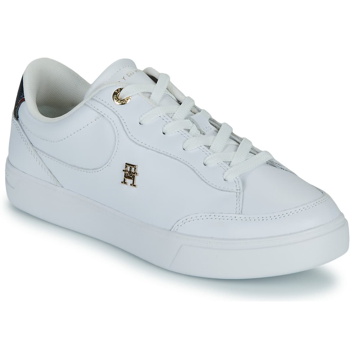 Tommy Hilfiger ESSENTIAL CHIC COURT SNEAKER RWB Bílá