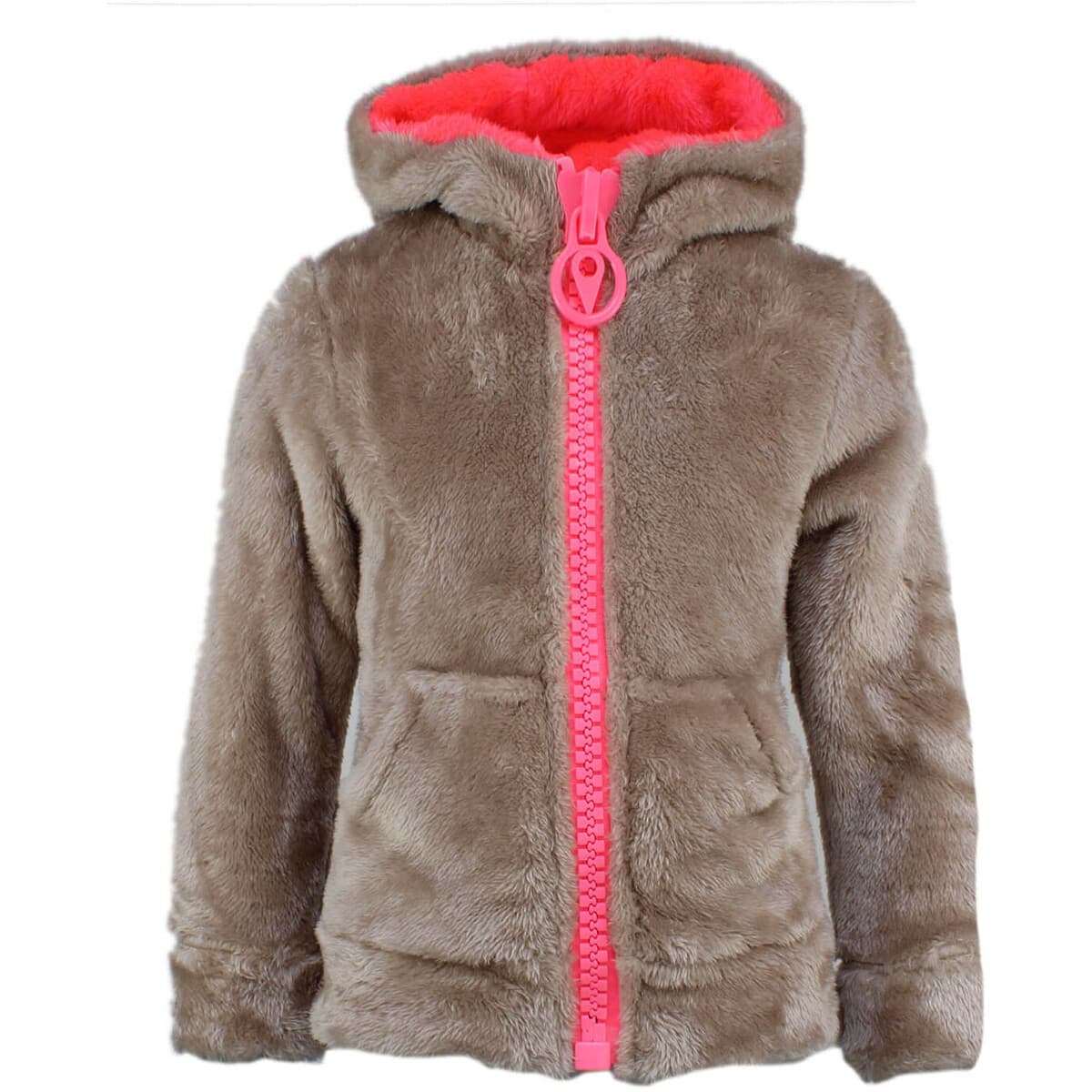 Degré Celsius Blouson polaire à capuche fille FARELI Béžová