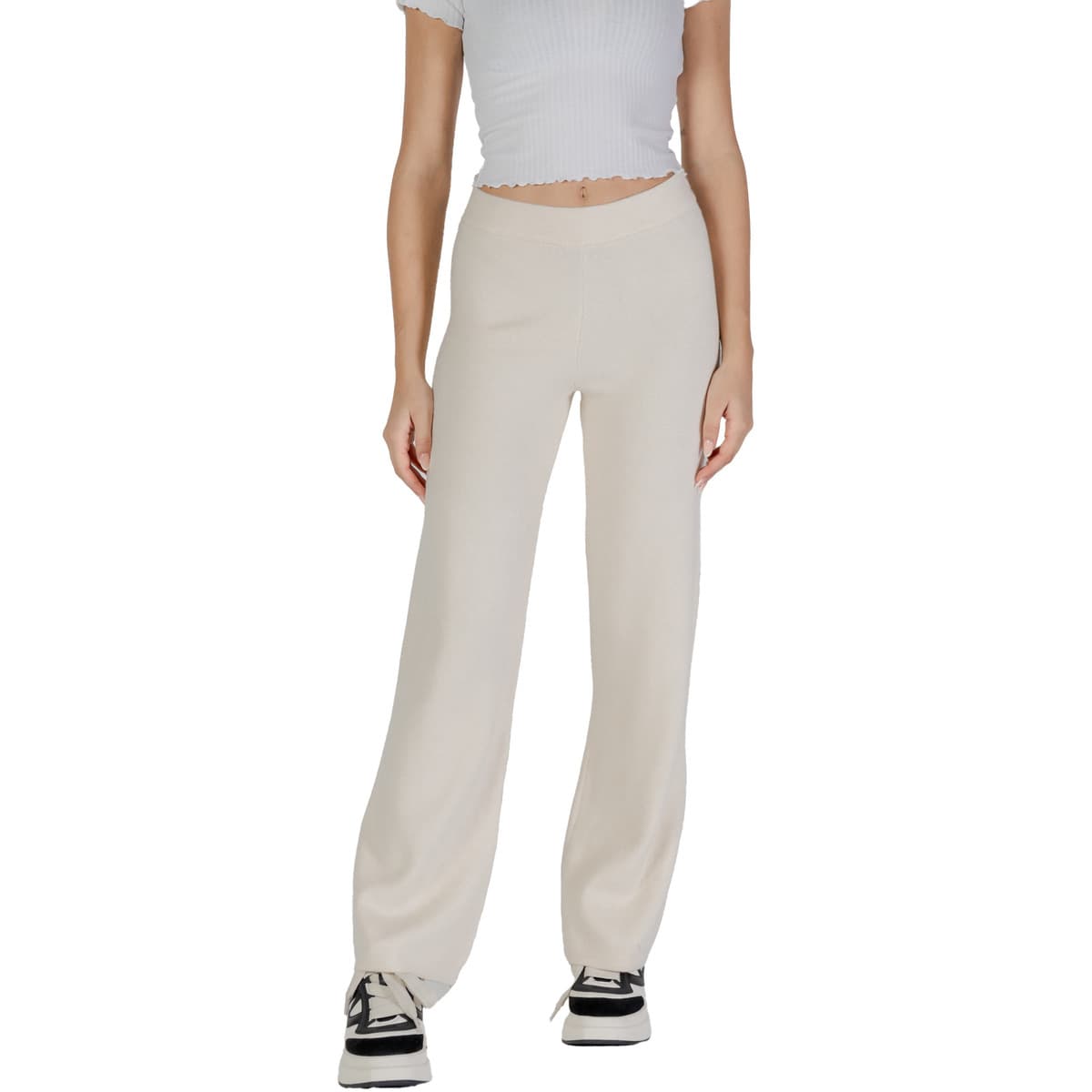 Vero Moda VMSABA NW TROUSER GA 10314220 Bílá
