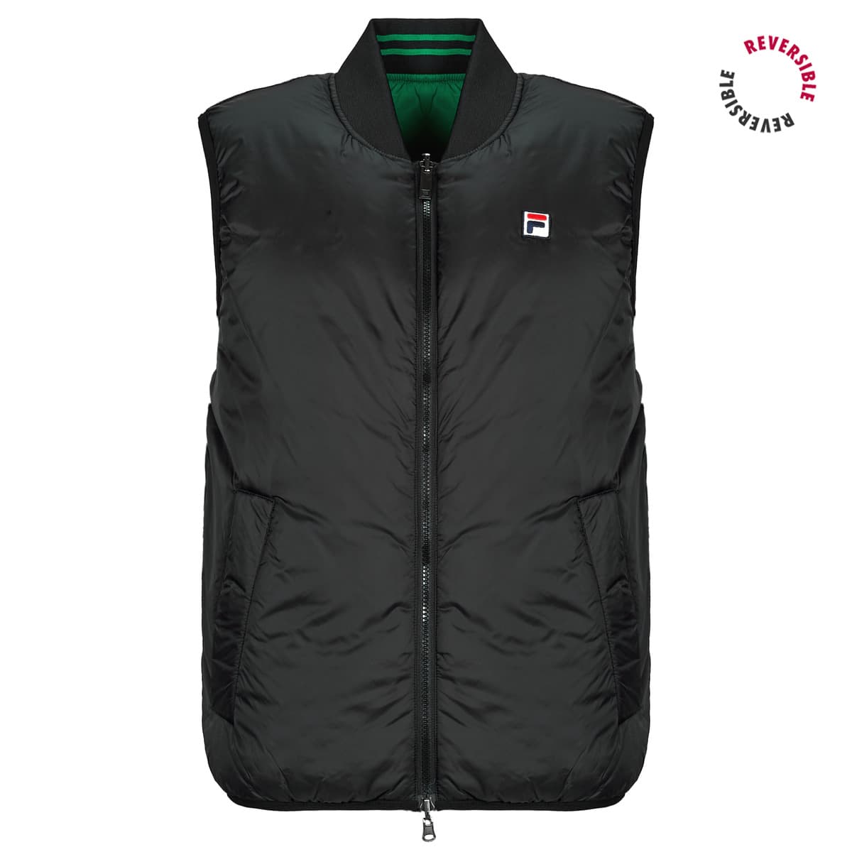 Fila MILANO REGULAR REVERSIBLE LIGHTWEIGHT VEST Černá