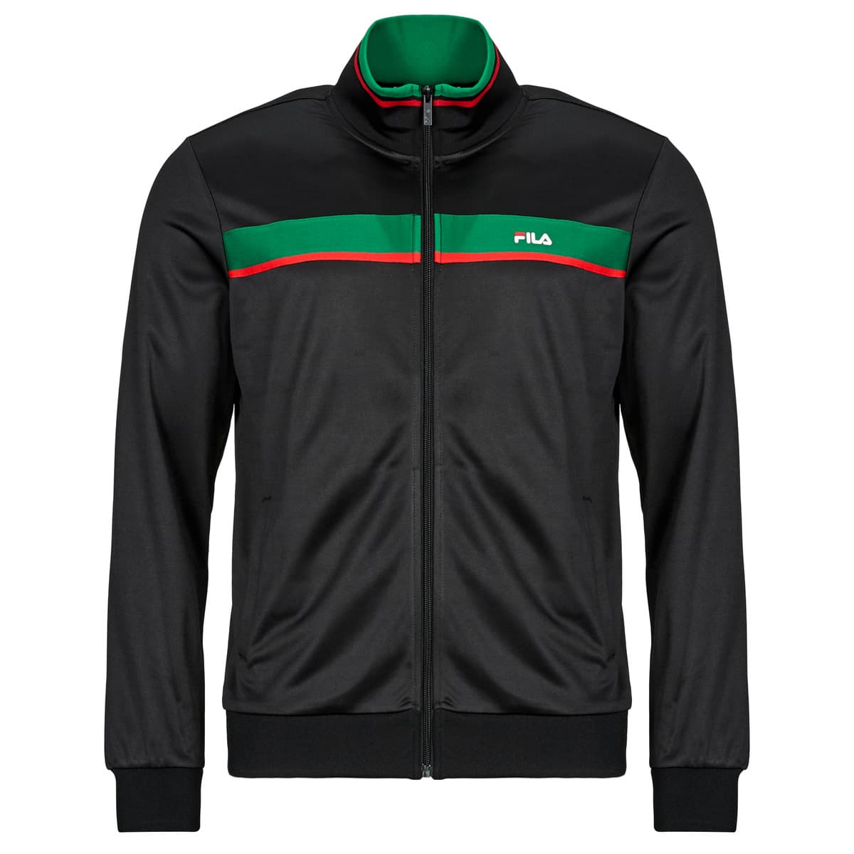 Fila SAGANO REGULAR TAPED TRACK JACKET Černá