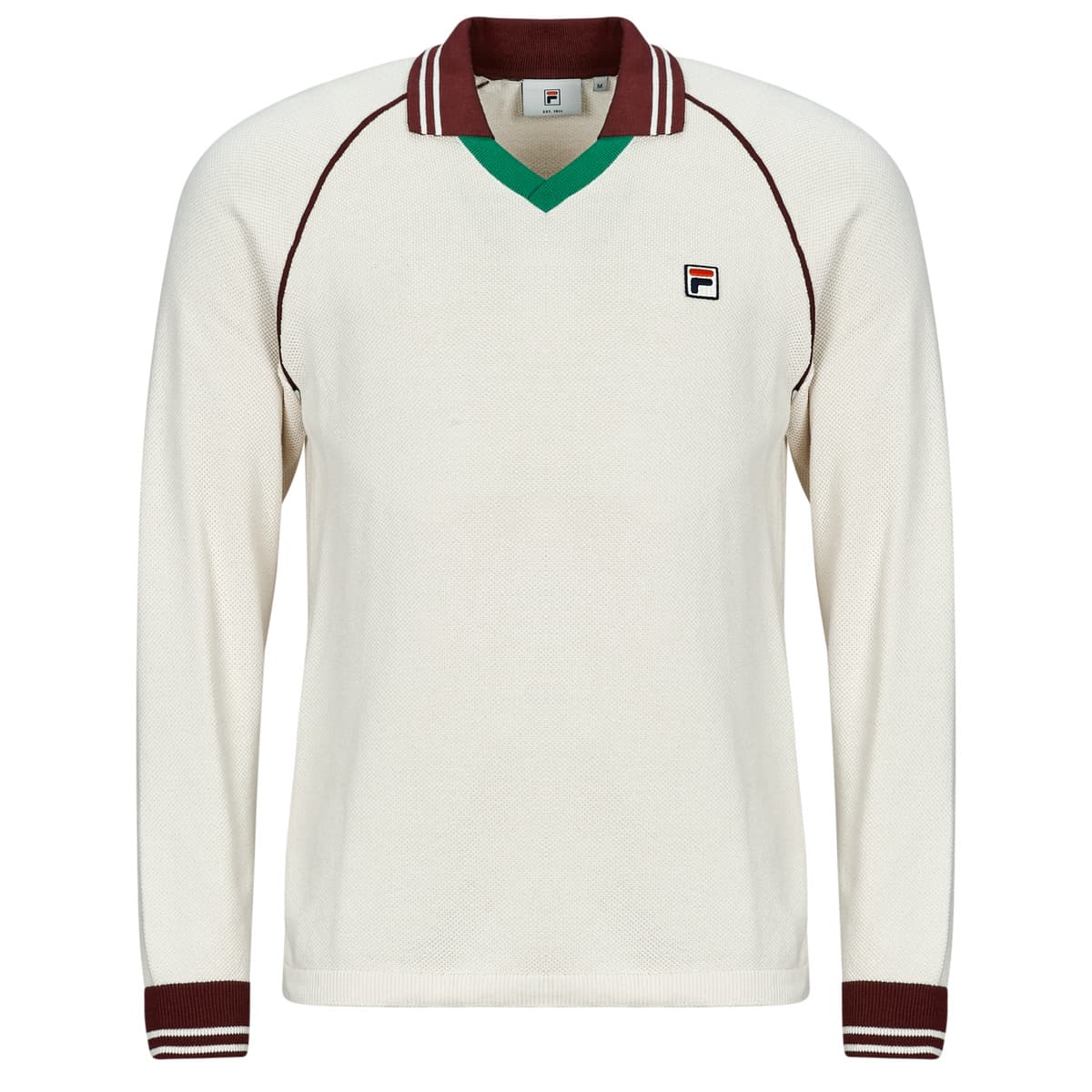 Fila MOLINAZZO REGULAR KNIT POLO SWEATER Béžová