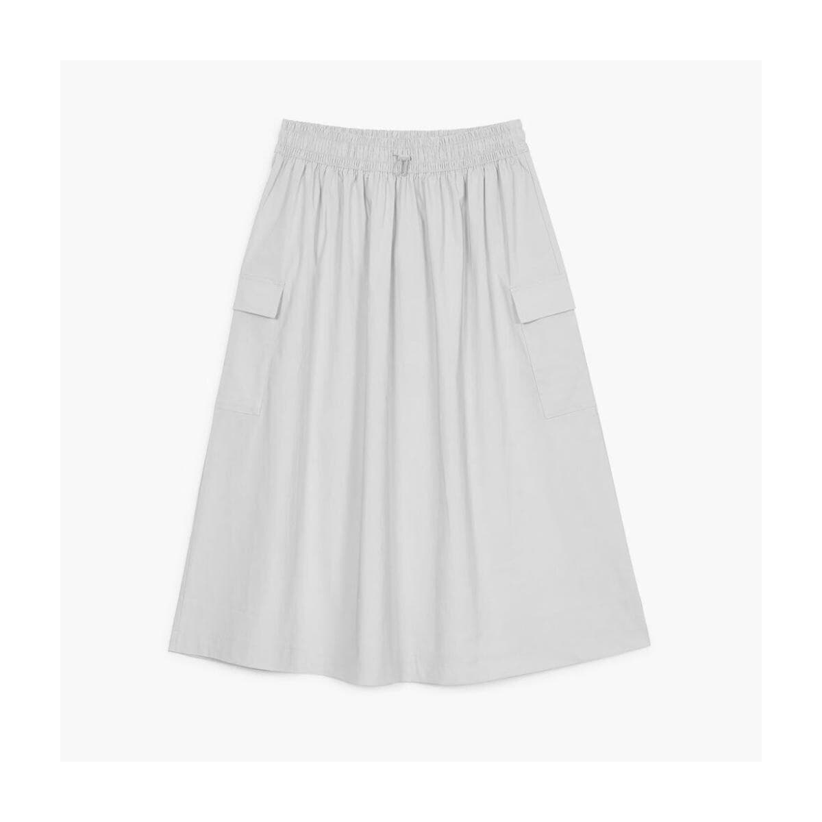 New Balance MIDI CARGO SKIRT Šedá