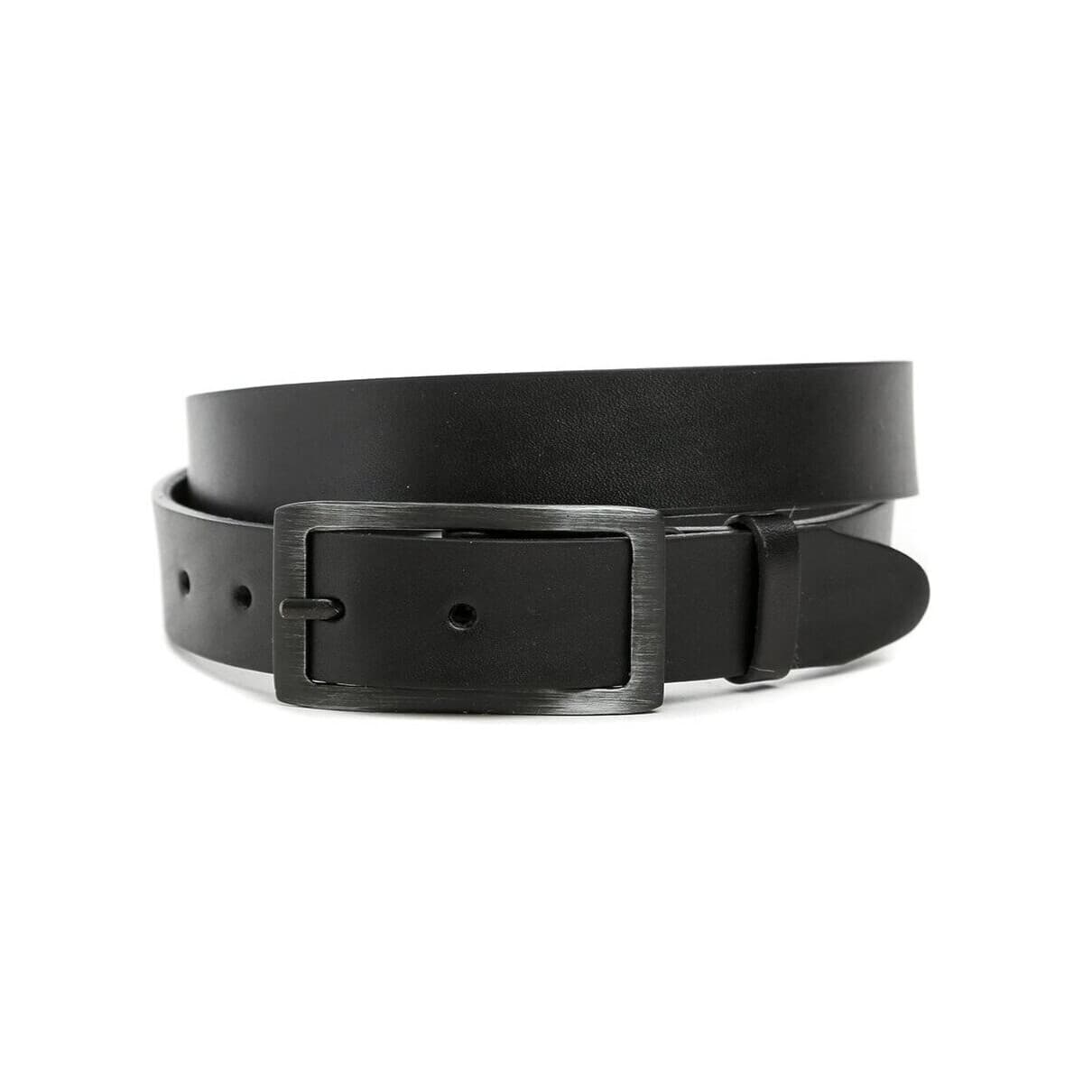 Arno Black Hand 132-98 černý kožený opasek šíře 28 mm Černá