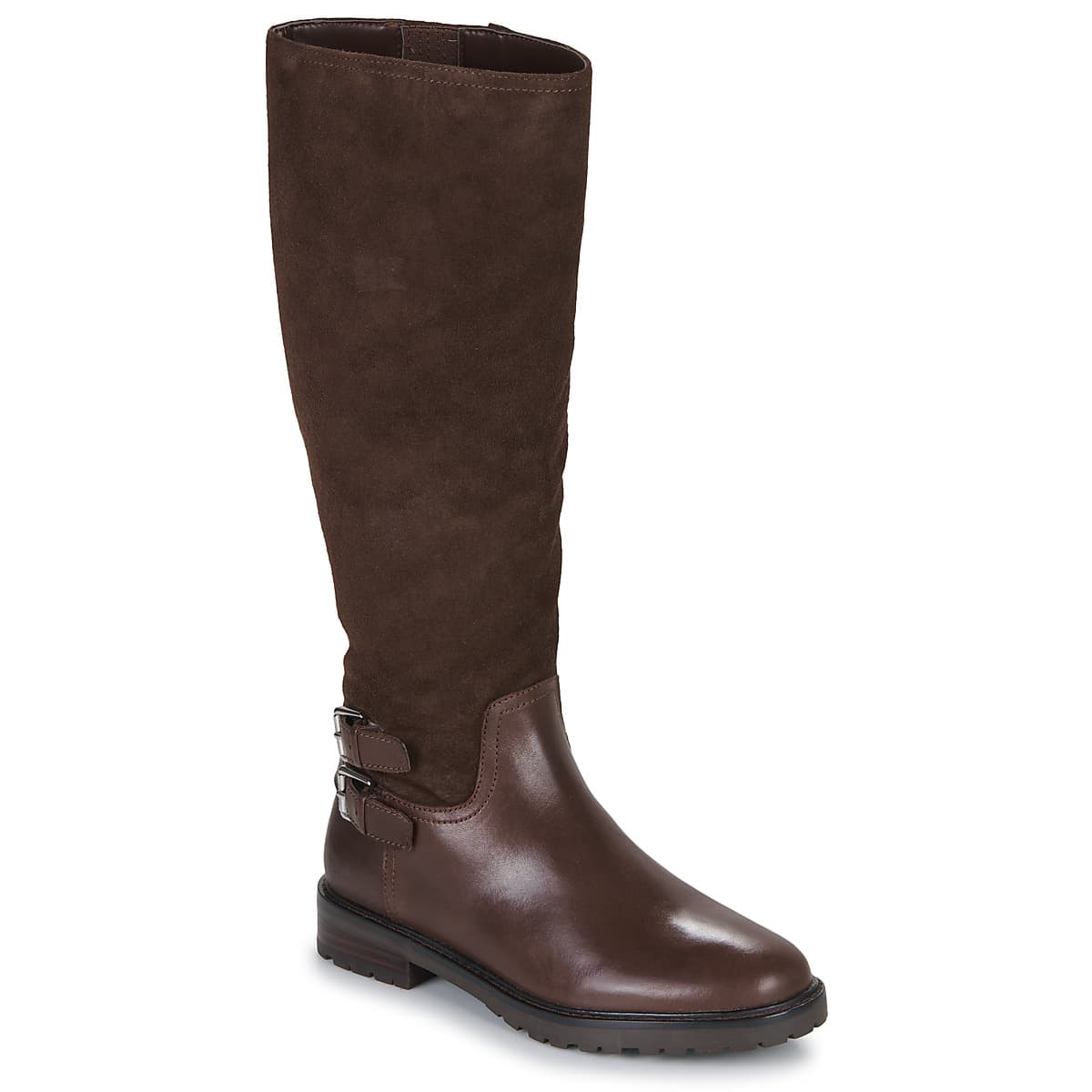 Lauren Ralph Lauren EMELIE-BOOTS-TALL BOOT Hnědá