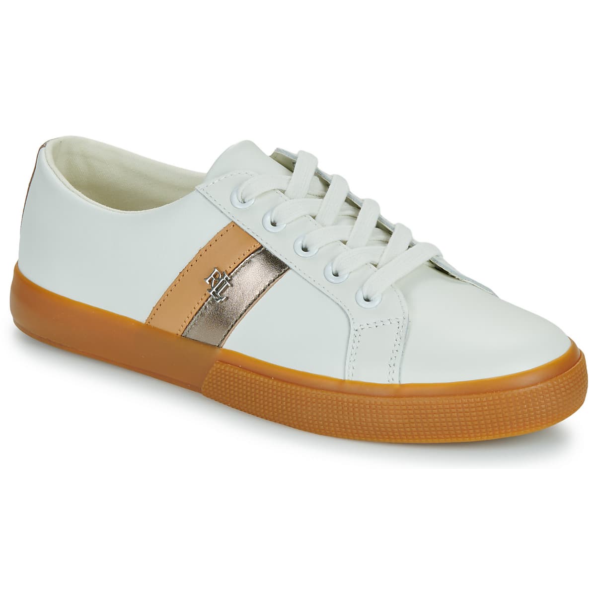 Lauren Ralph Lauren JANSON II-SNEAKERS-LOW TOP LACE Bílá