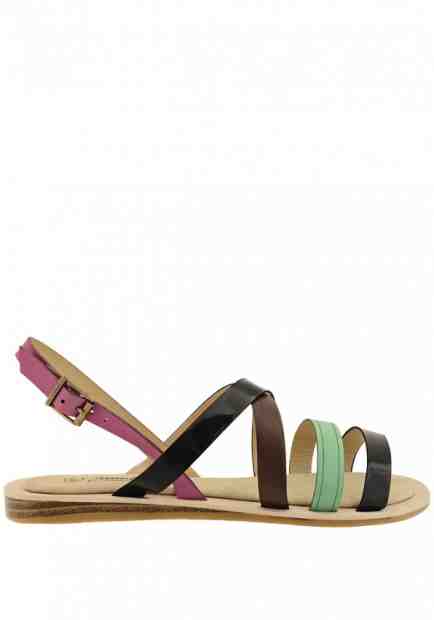 Barevné páskové gepardí sandály Timeless Velikost: 36