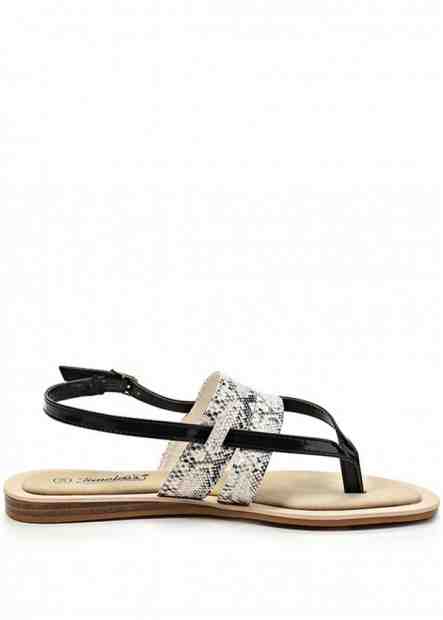 Šedé snake sandály Timeless s páskem mezi prsty Velikost: 38