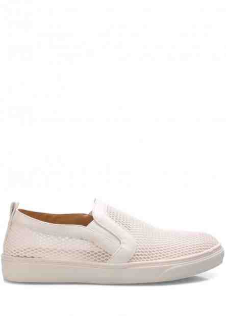 Bílé síťované nazouvací boty Trendy too Velikost: 37