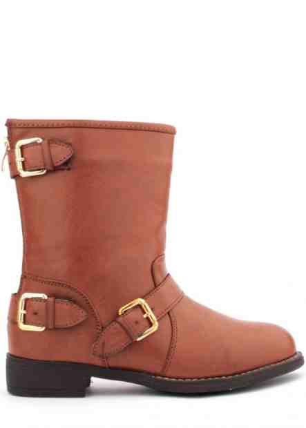 Hnědé polokozačky Claudia Ghizzani Velikost: 36
